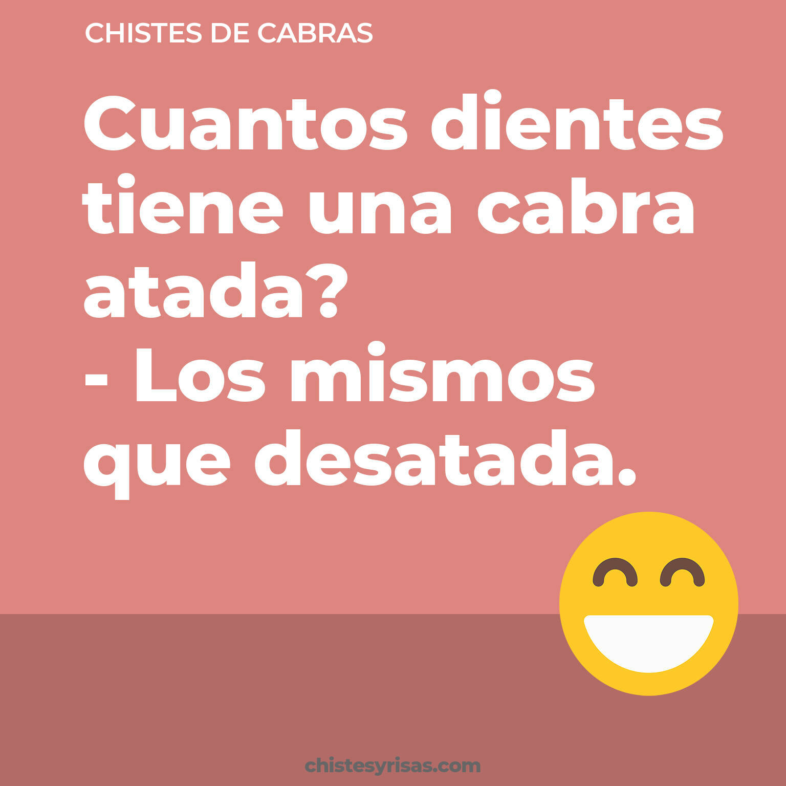 chistes de Cabras buenos