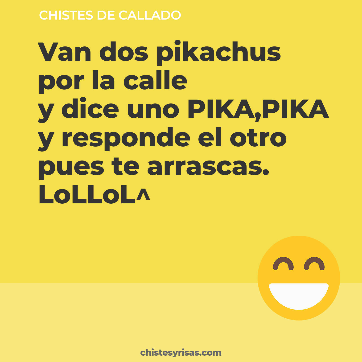 chistes de Callado buenos foto para reir