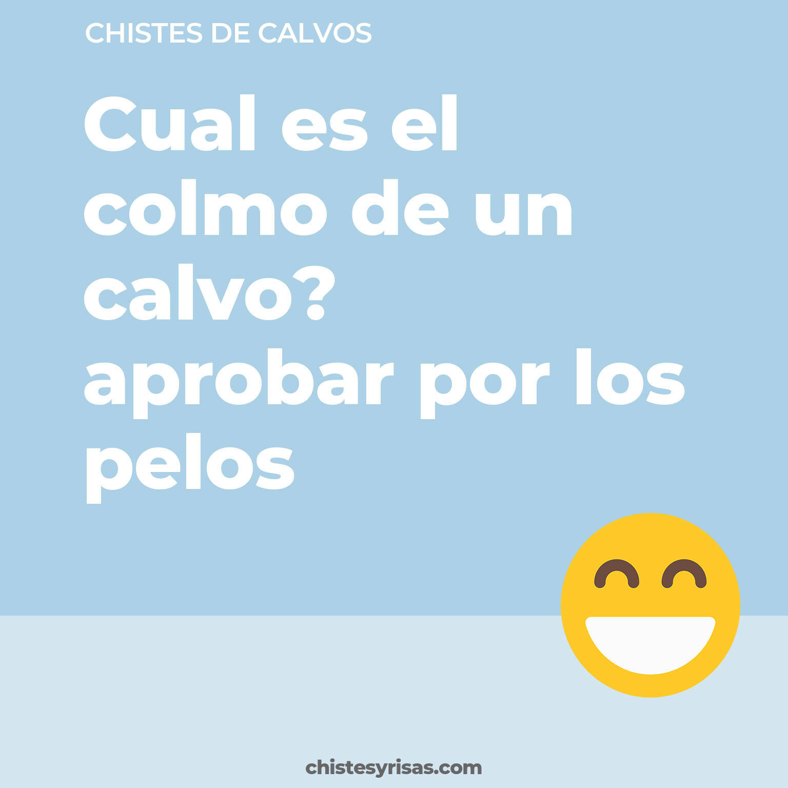 chistes de Calvos más graciosos