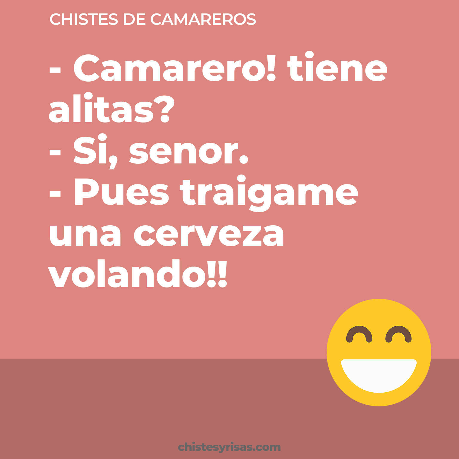 chistes de Camareros más graciosos