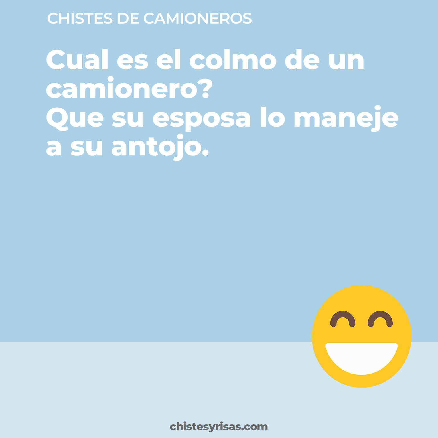 chistes de Camioneros cortos