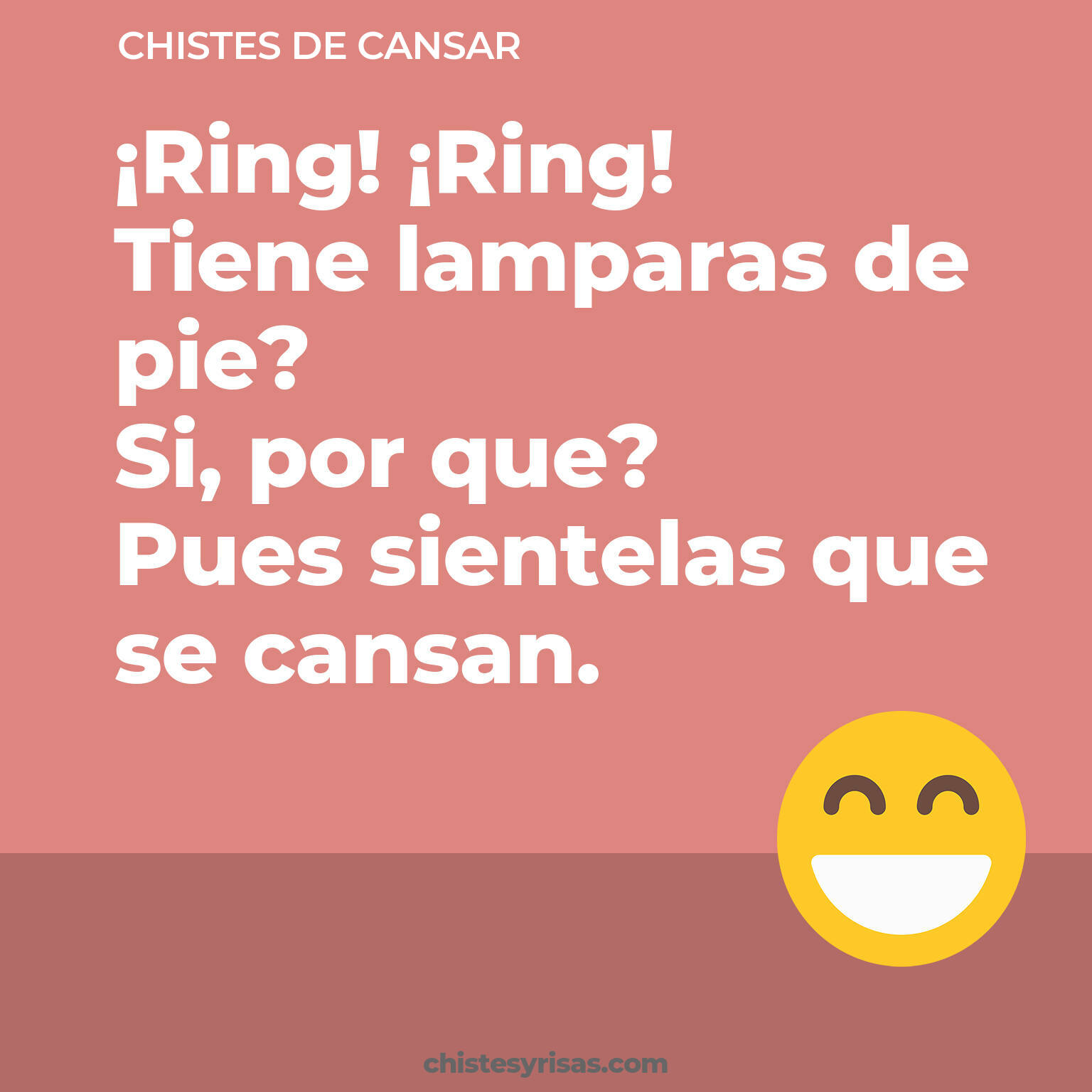 chistes de Cansar buenos