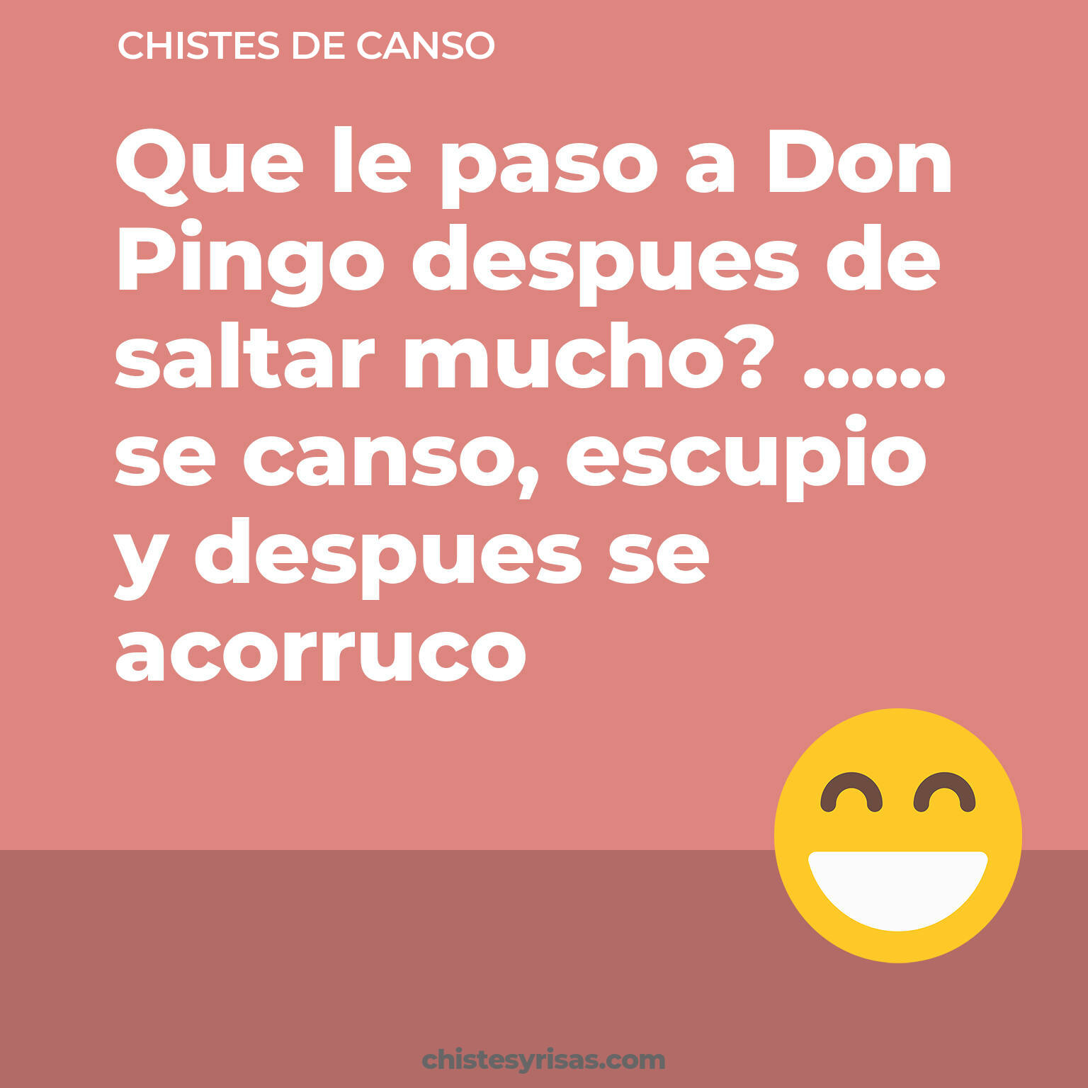 chistes de Canso cortos