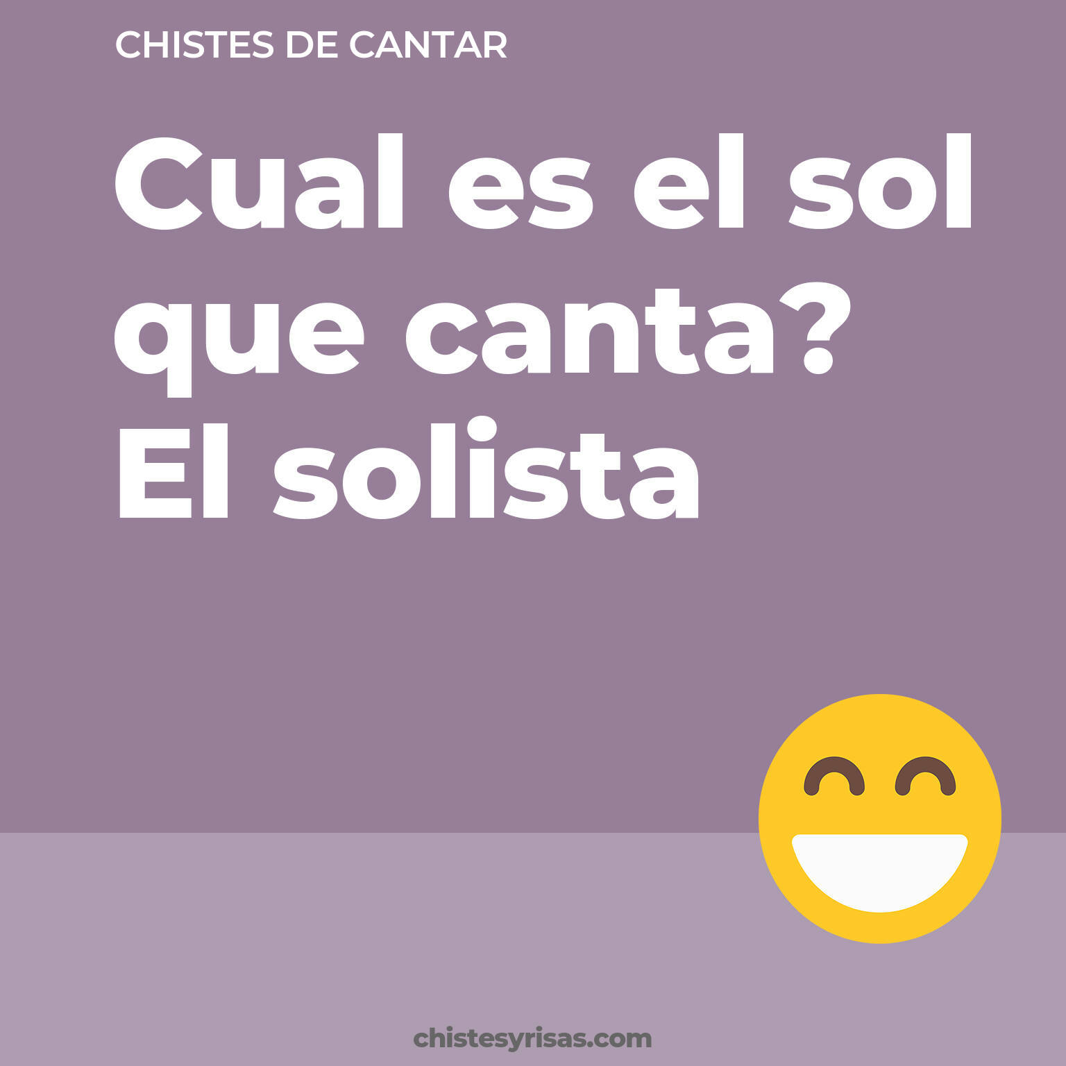 chistes de Cantar buenos