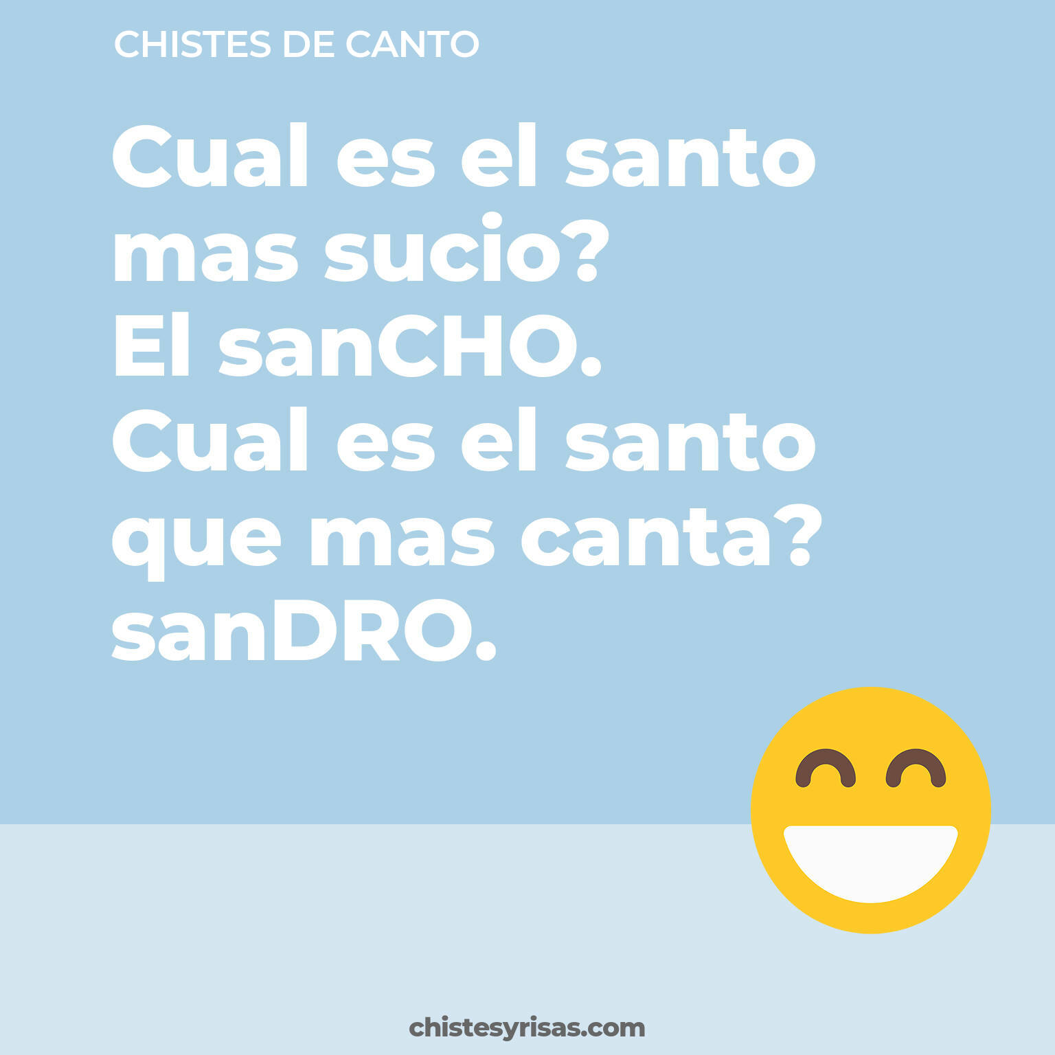 chistes de Canto más graciosos