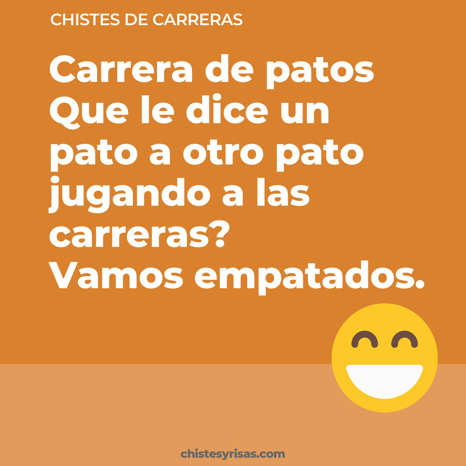 chistes de Carreras cortos