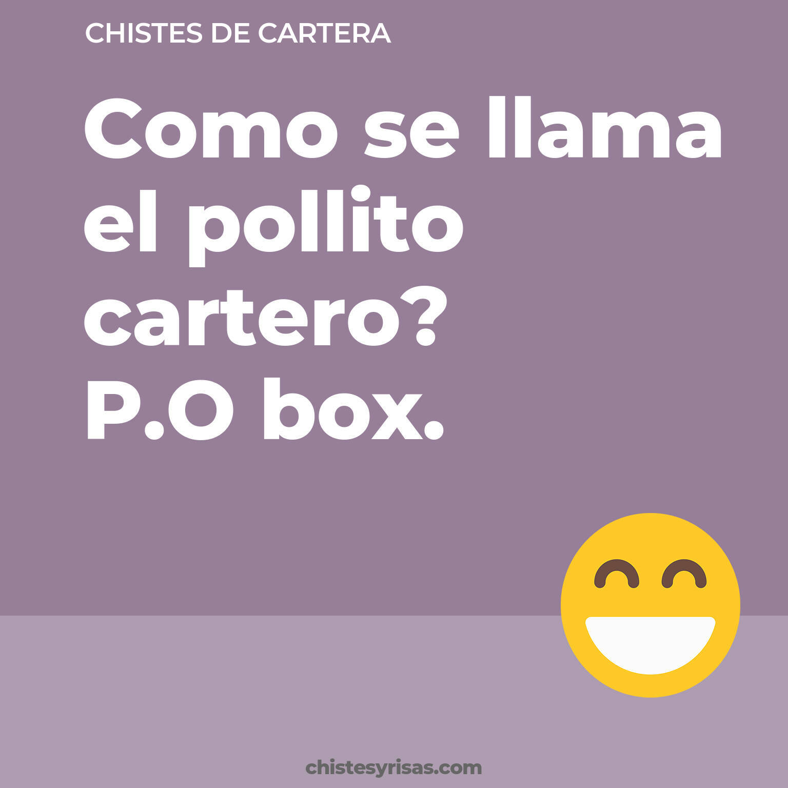 chistes de Cartera más graciosos