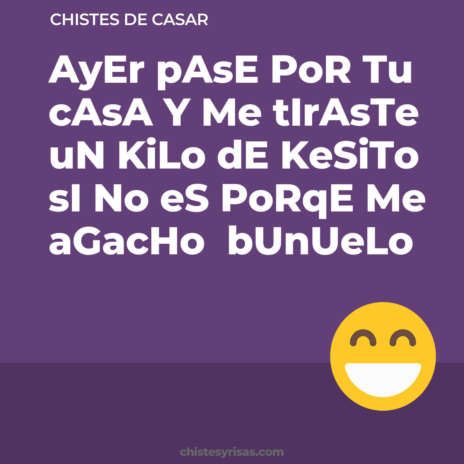 chistes de Casar cortos