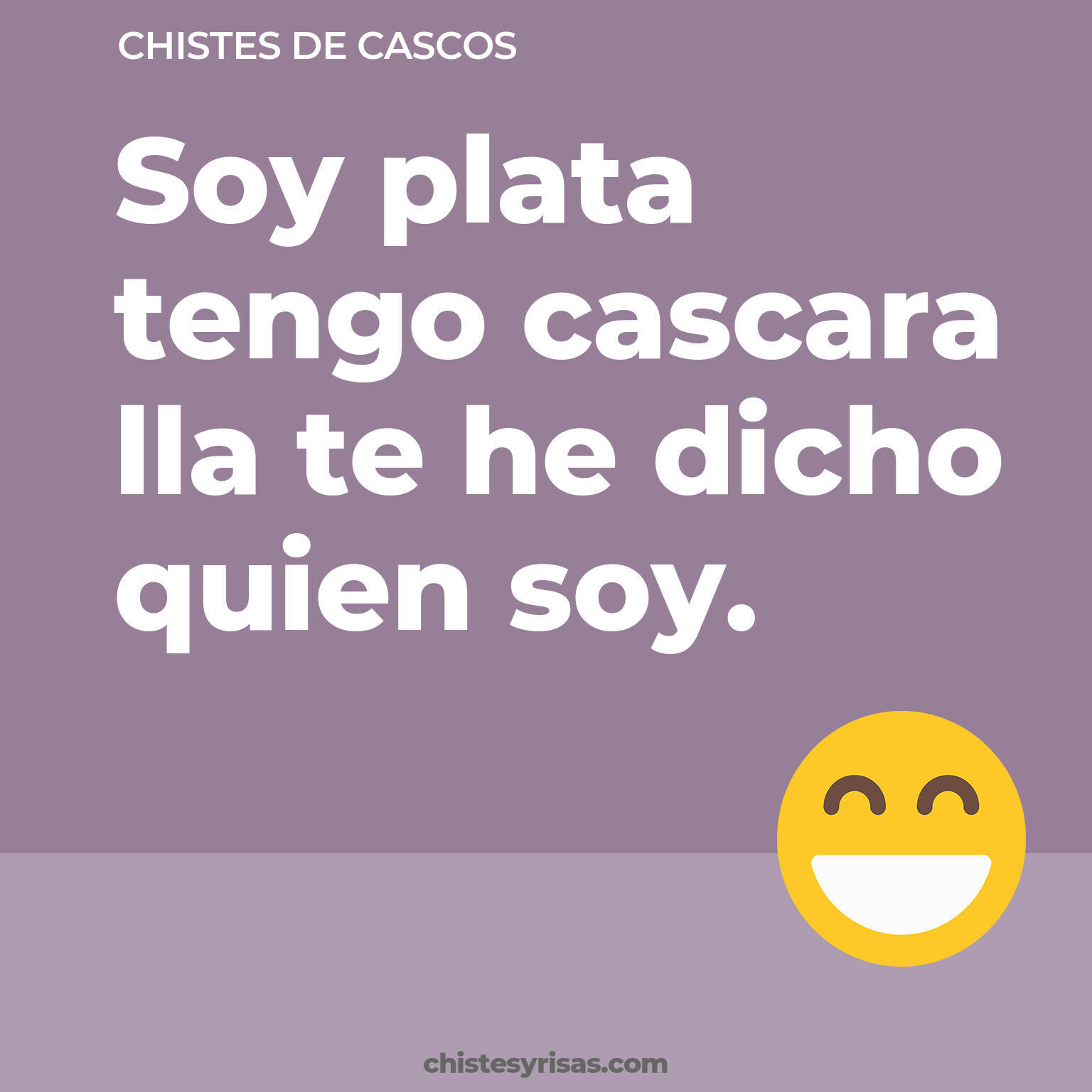 chistes de Cascos cortos