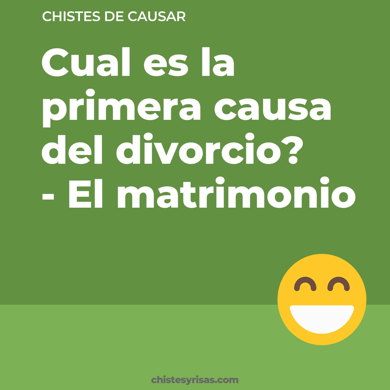 chistes de Causar buenos