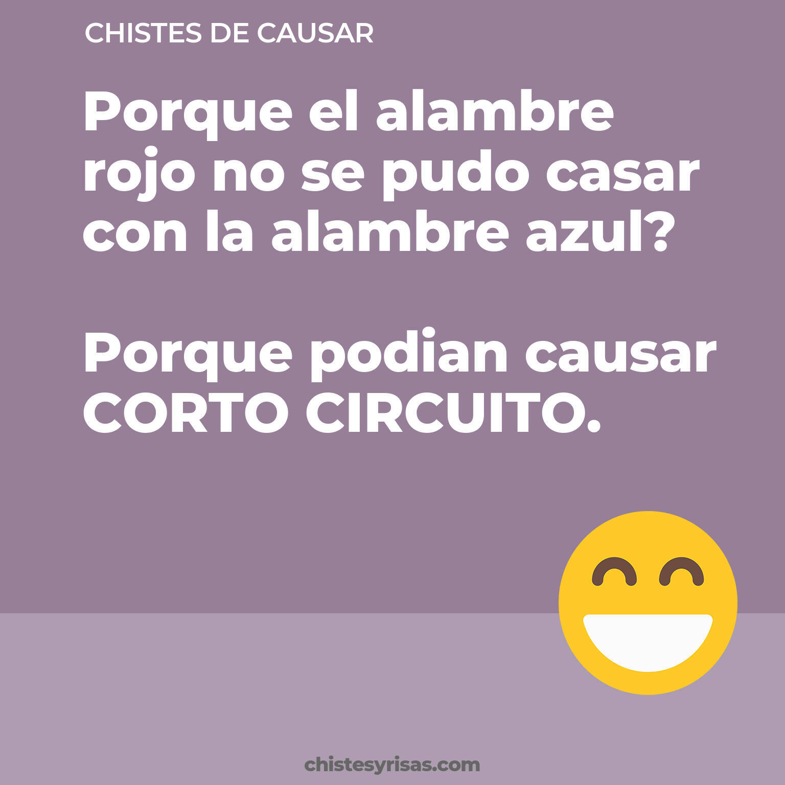 chistes de Causar más graciosos