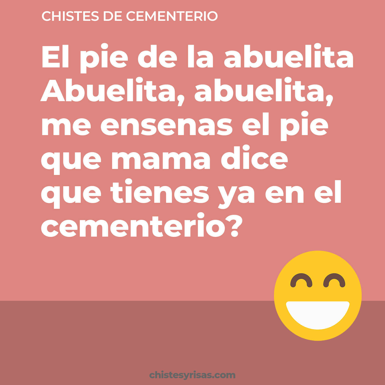 chistes de Cementerio buenos foto para reir