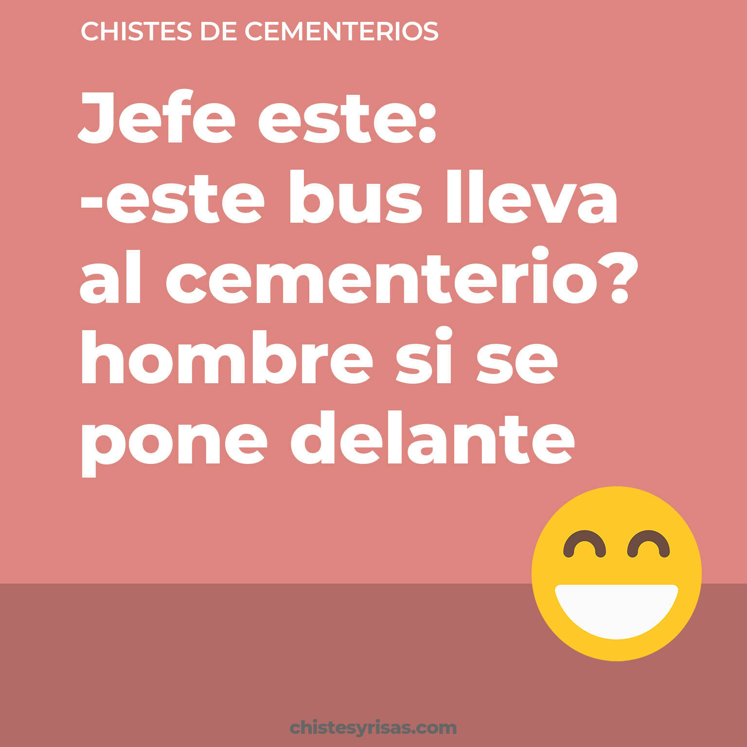 chistes de Cementerios cortos