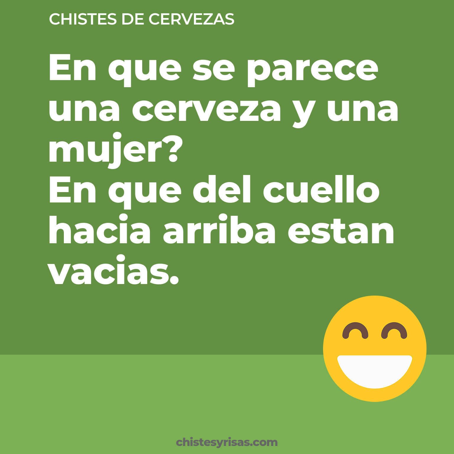 chistes de Cervezas cortos