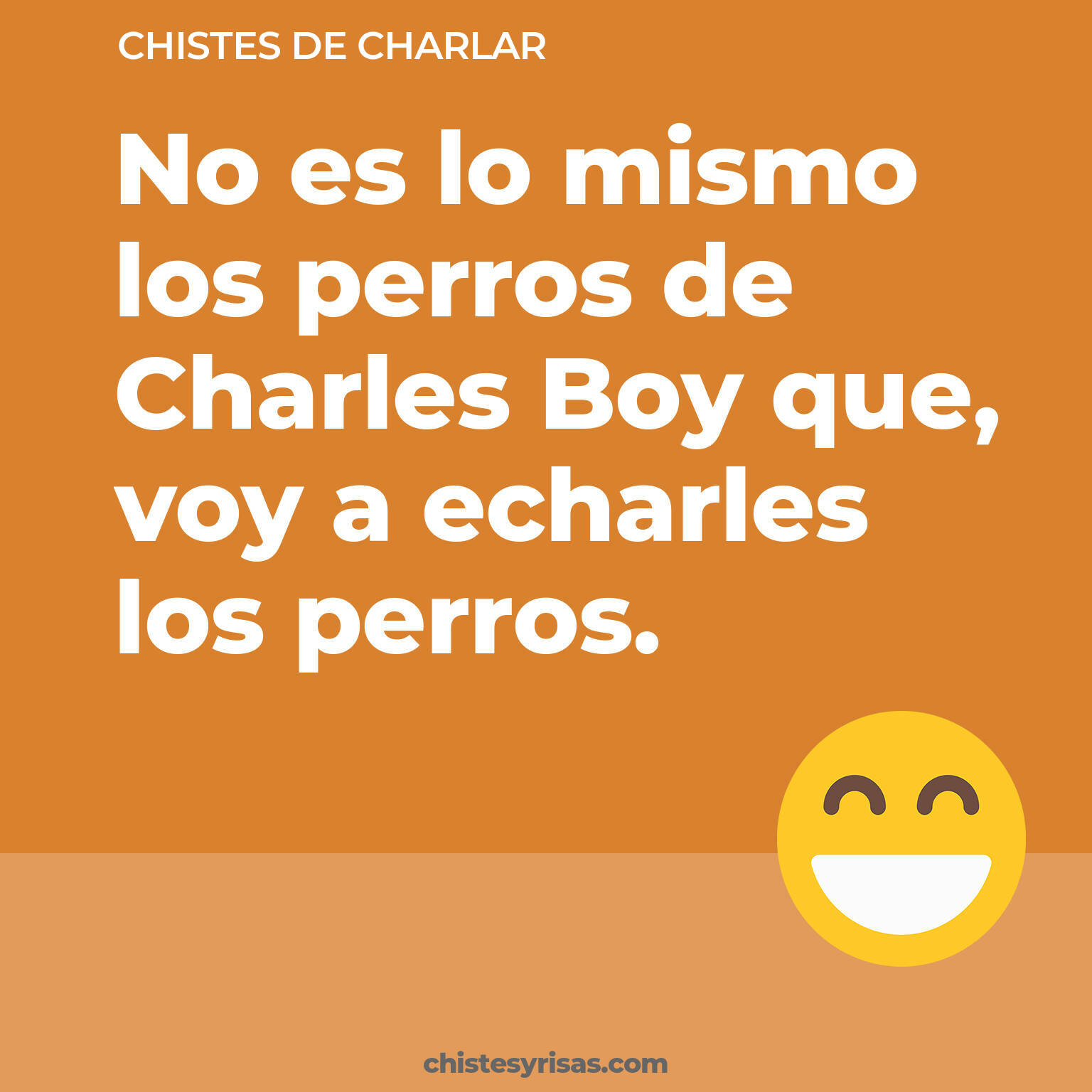 chistes de Charlar buenos