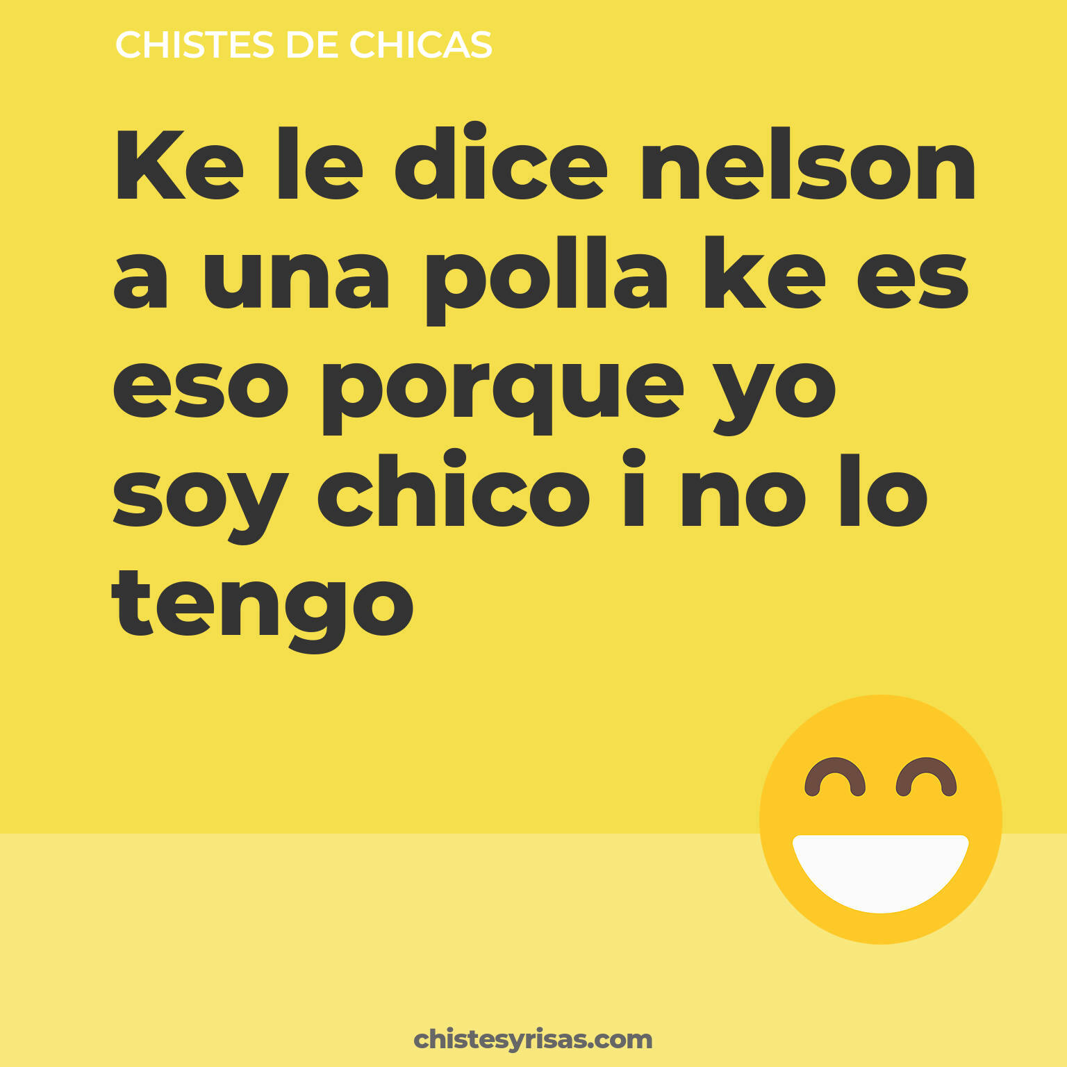 chistes de Chicas cortos