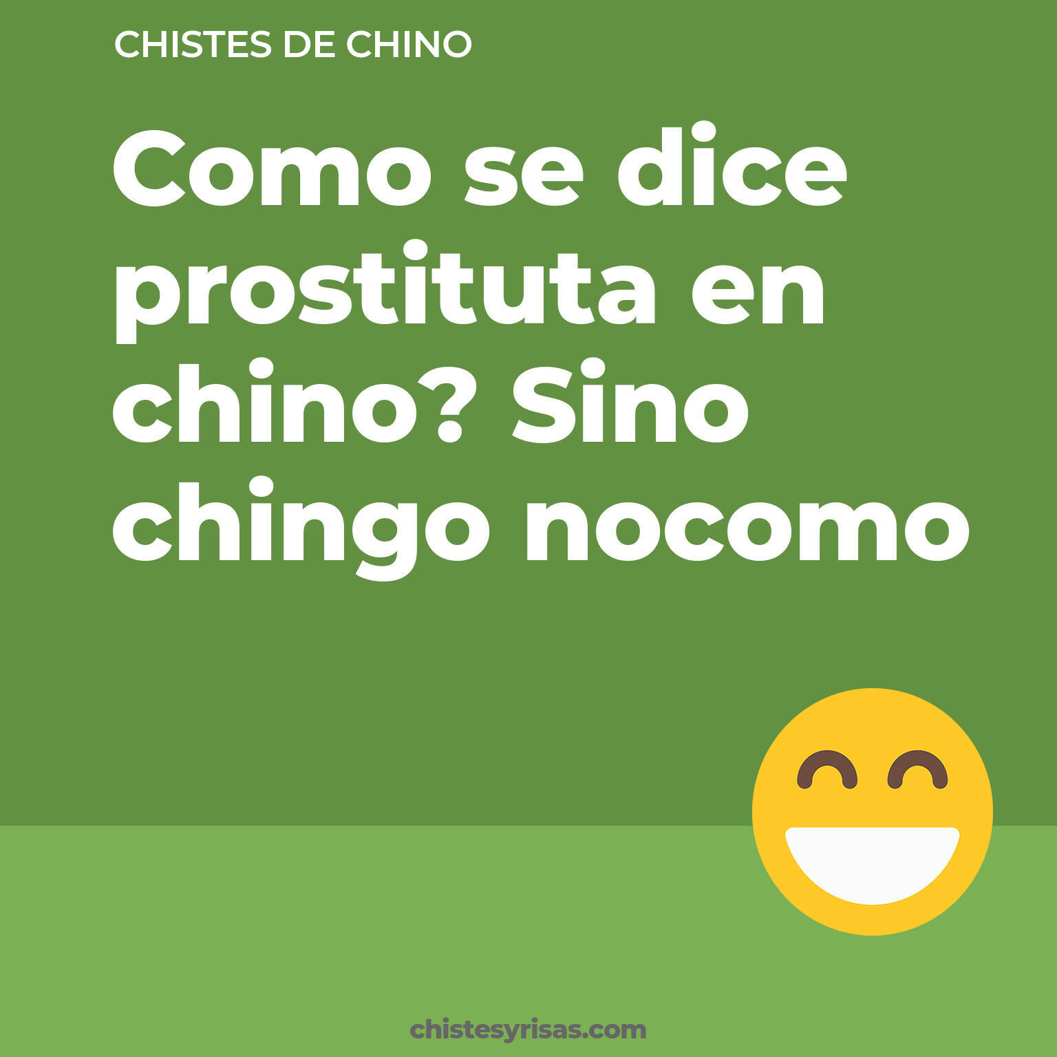 chistes de Chino cortos