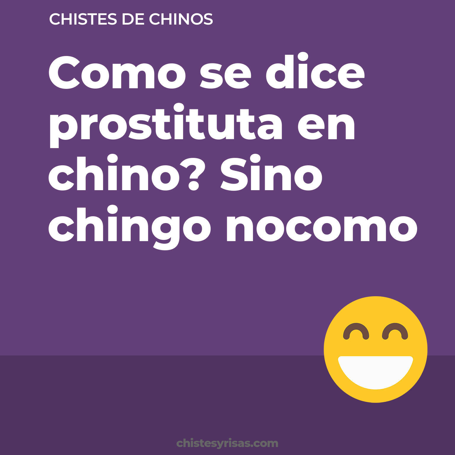 chistes de Chinos cortos