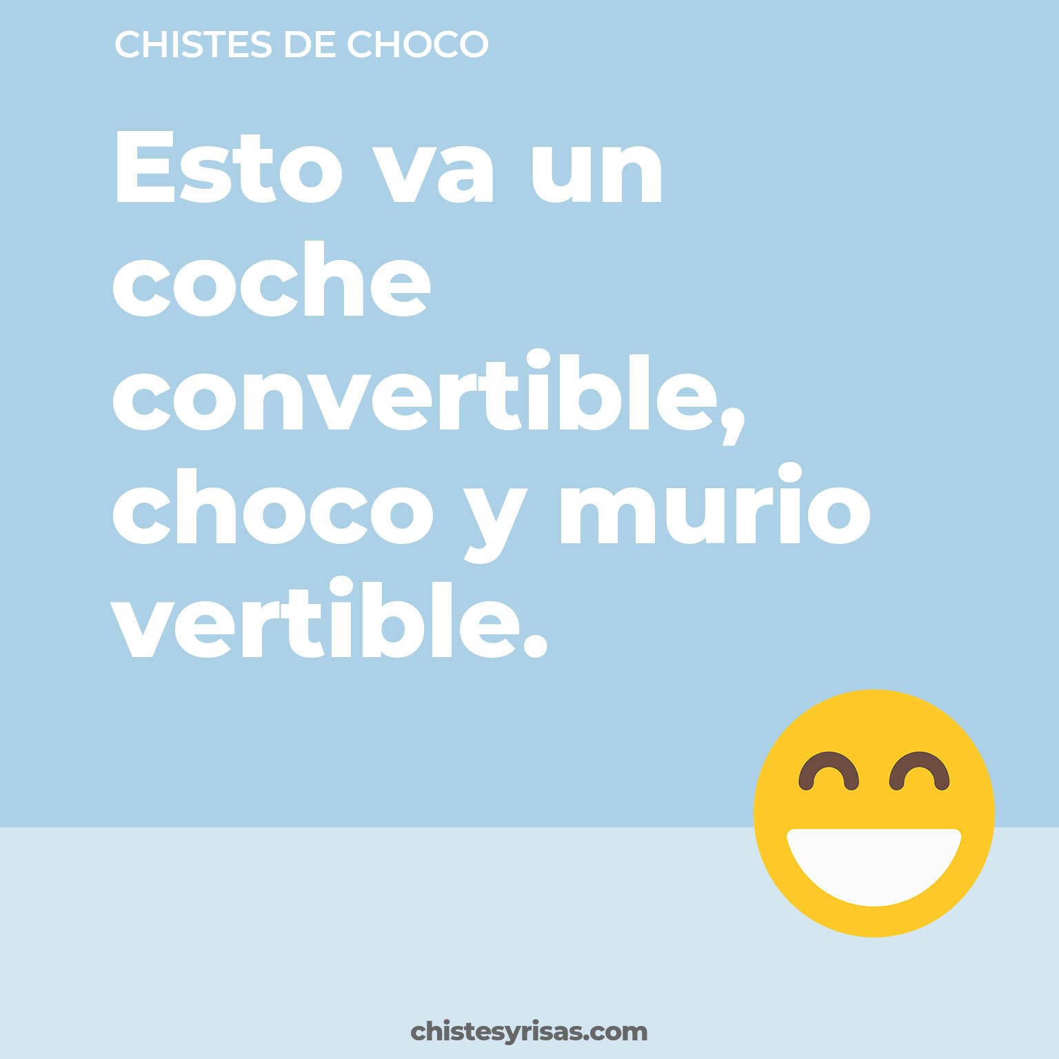 chistes de Choco cortos