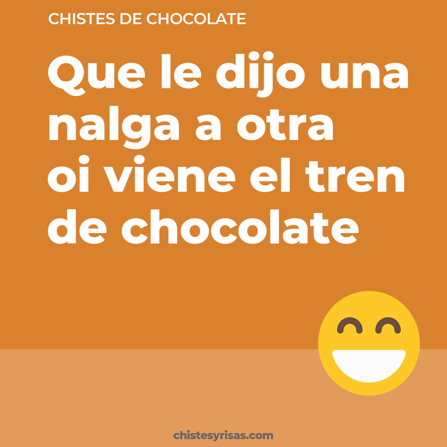 chistes de Chocolate buenos foto para reir