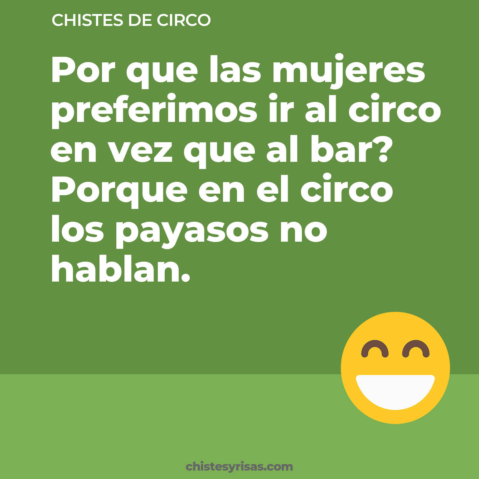 chistes de Circo cortos