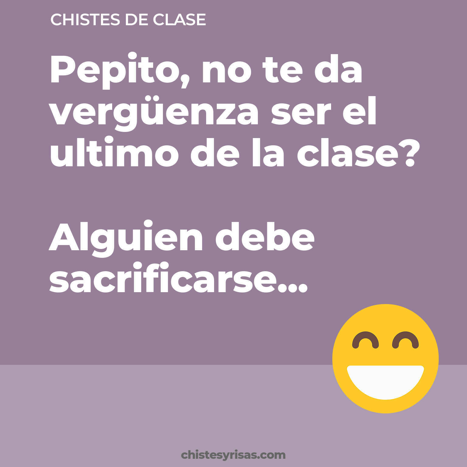 chistes de Clase buenos foto para reir