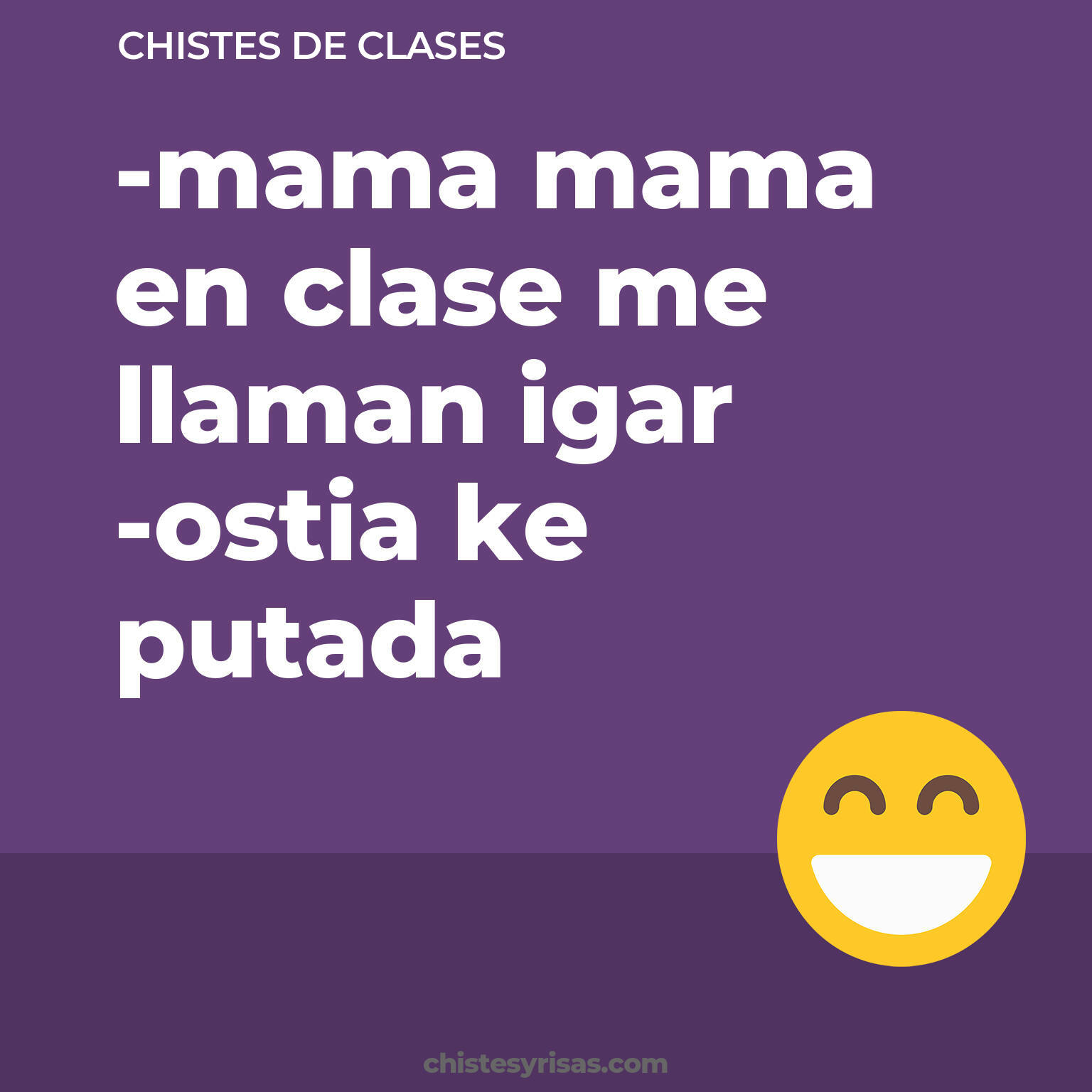 chistes de Clases cortos