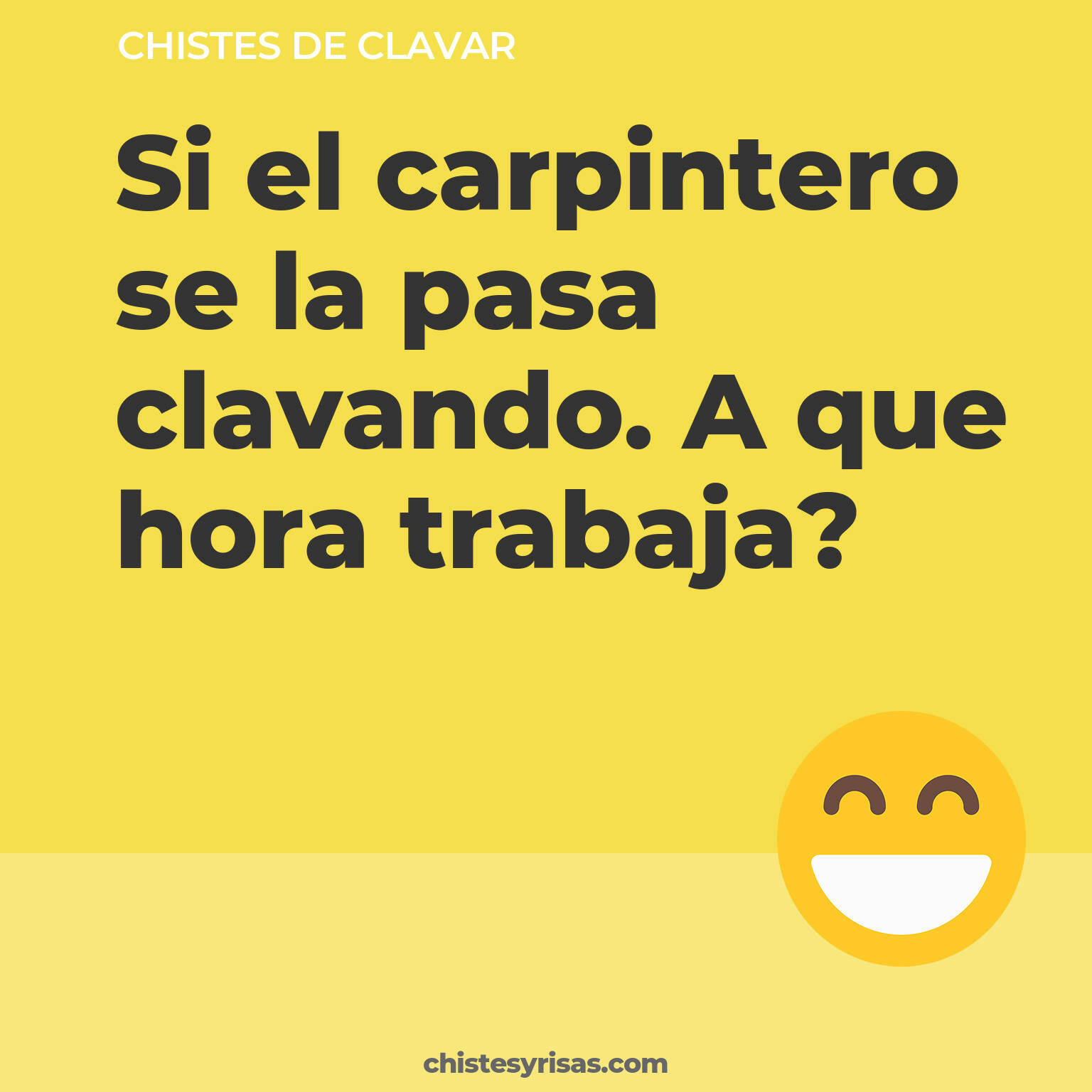 chistes de Clavar más graciosos