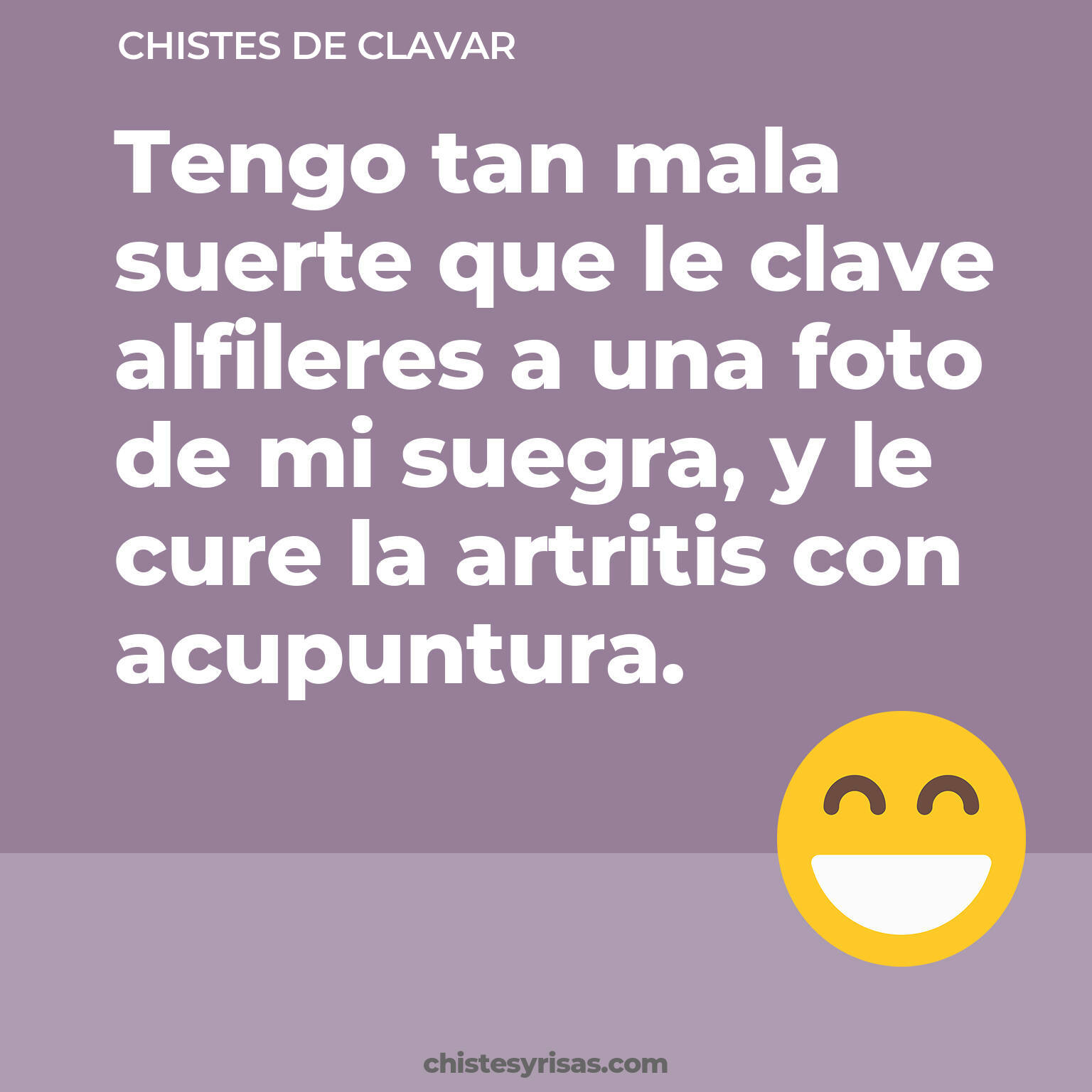 chistes de Clavar buenos