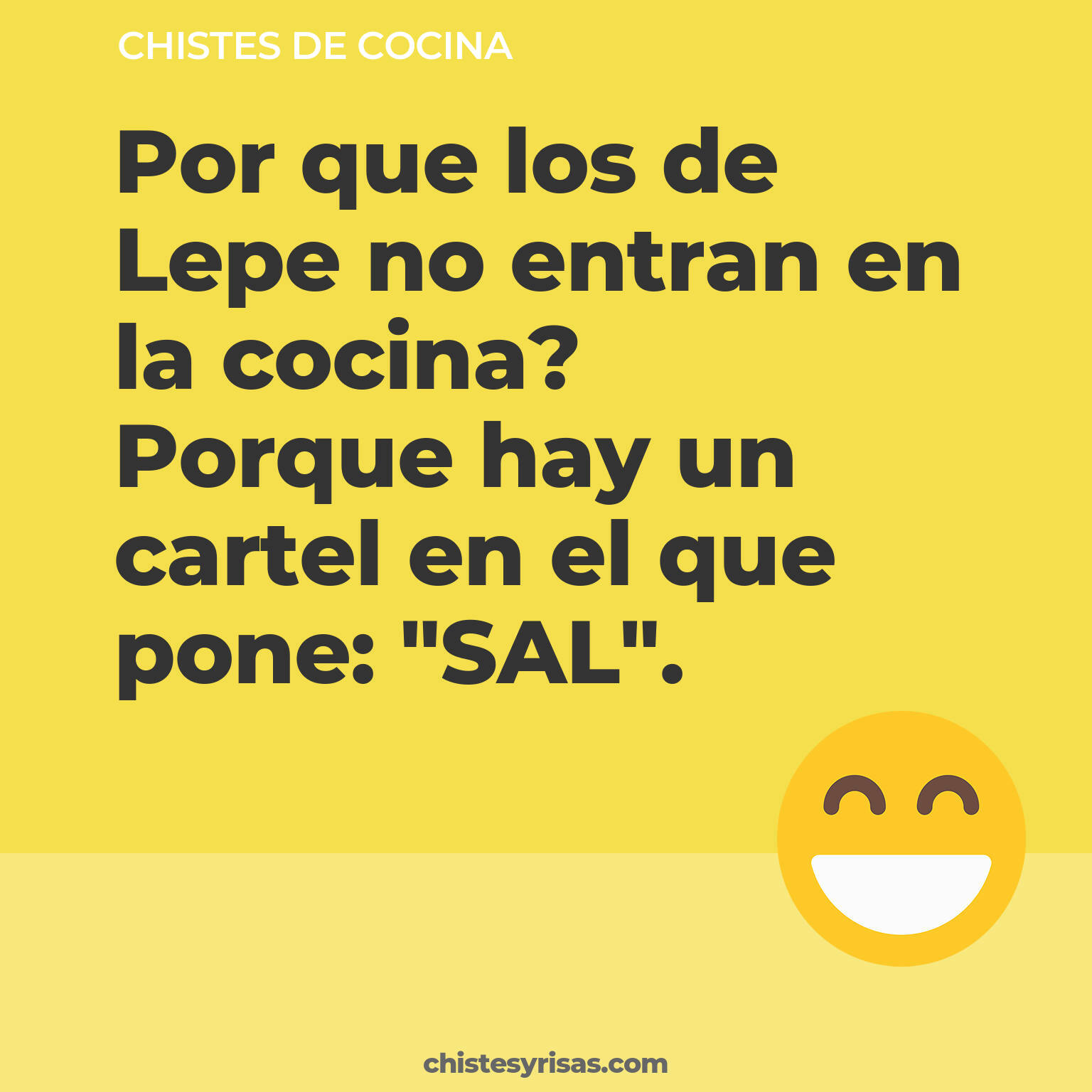 chistes de Cocina cortos