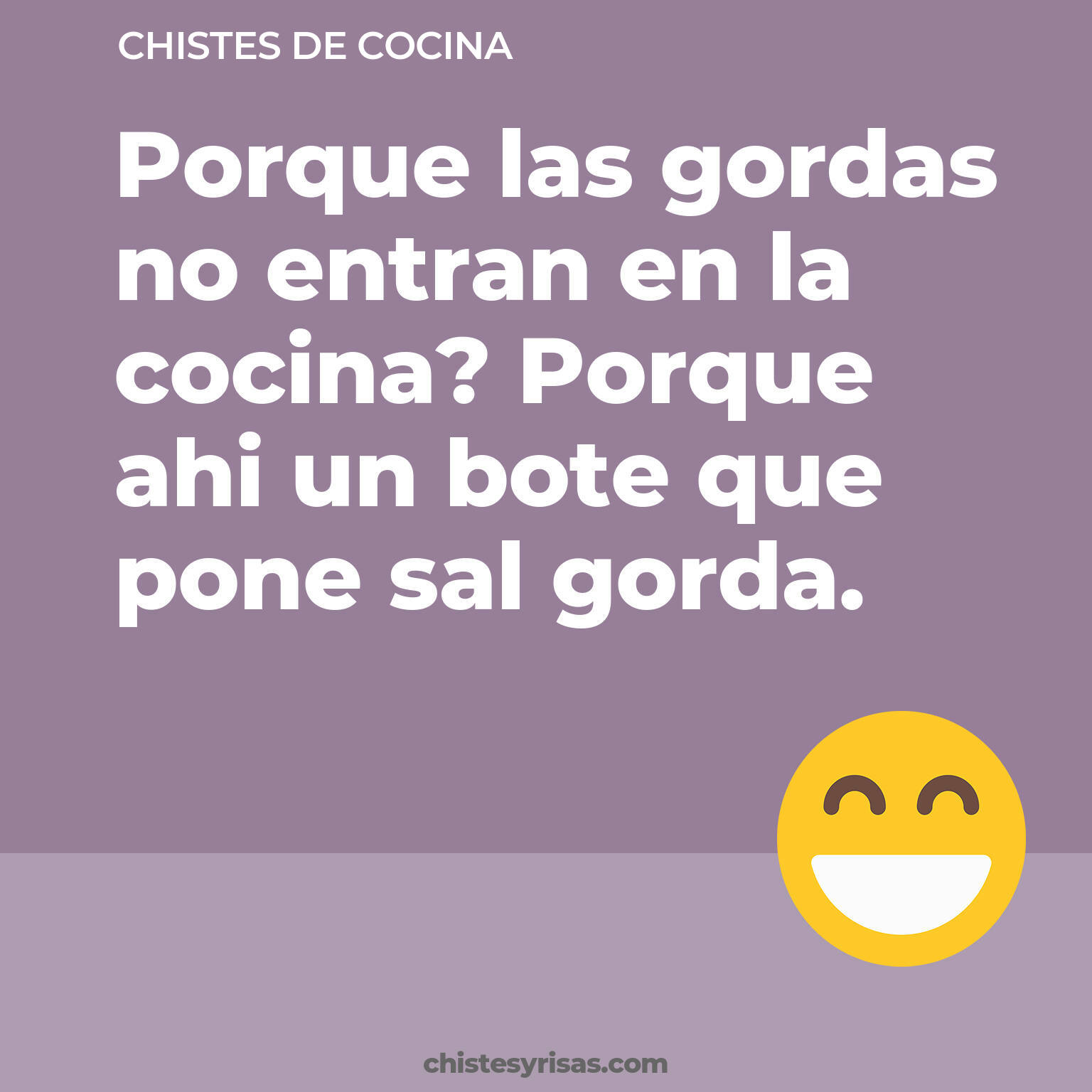 chistes de Cocina buenos