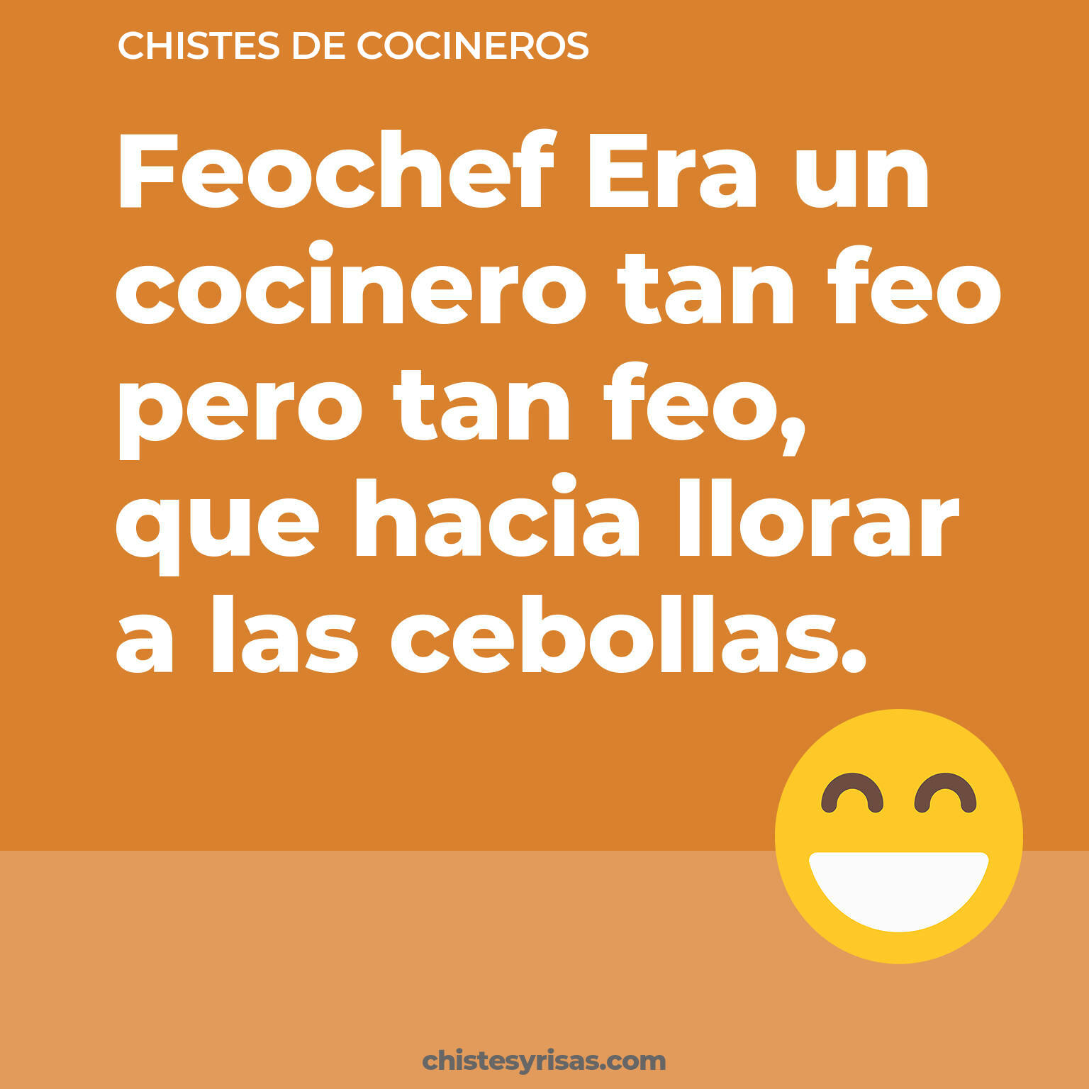 chistes de Cocineros cortos