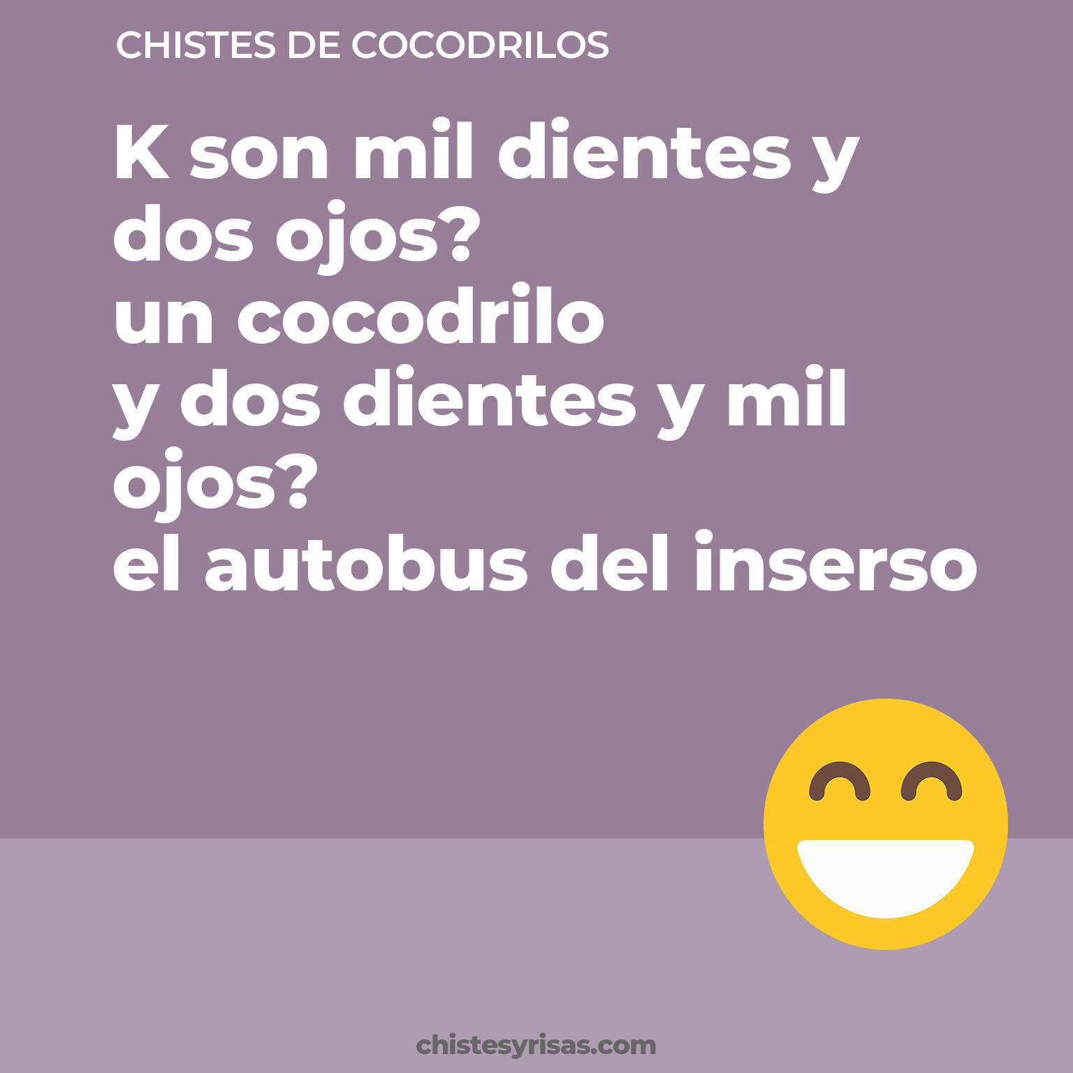 chistes de Cocodrilos más graciosos