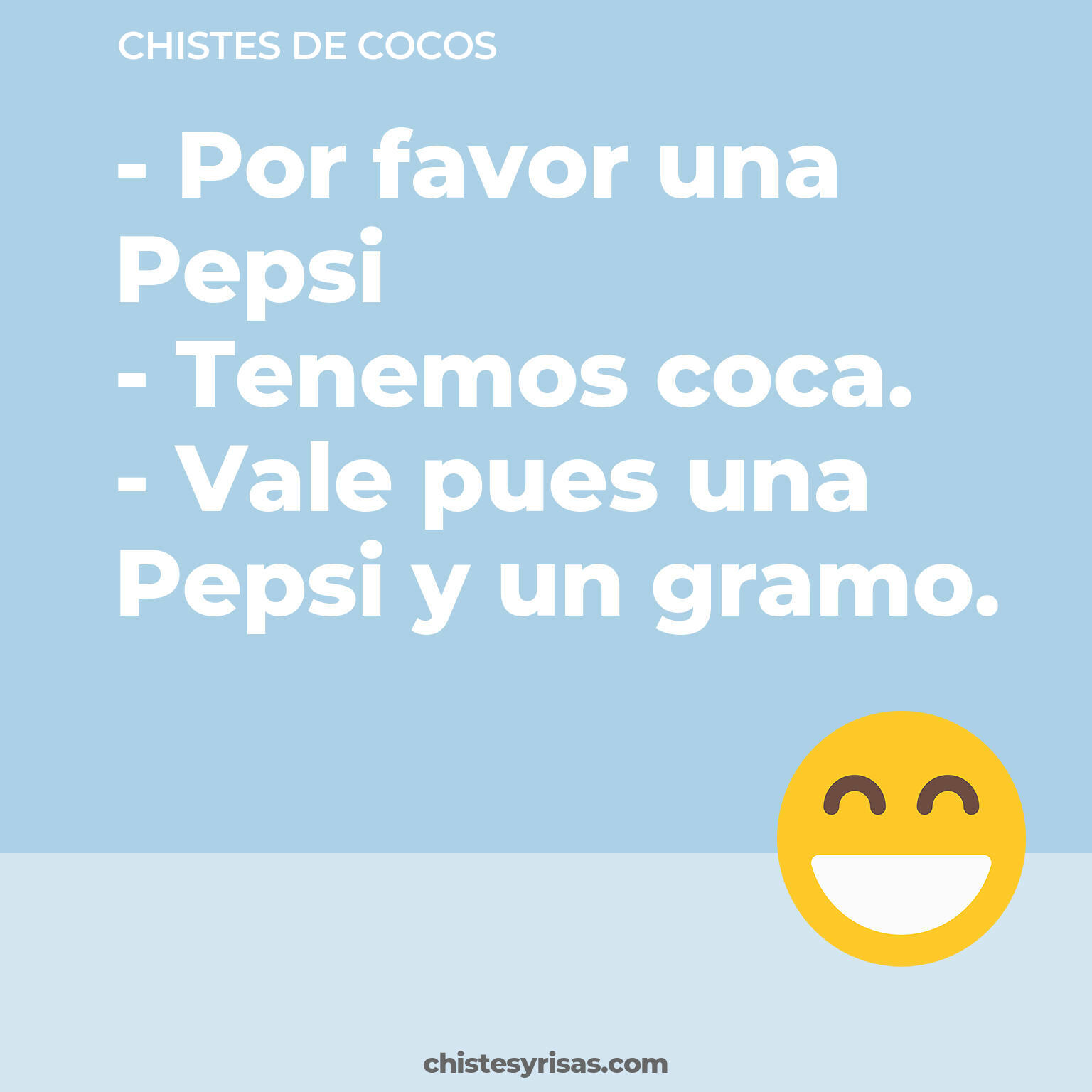 chistes de Cocos buenos