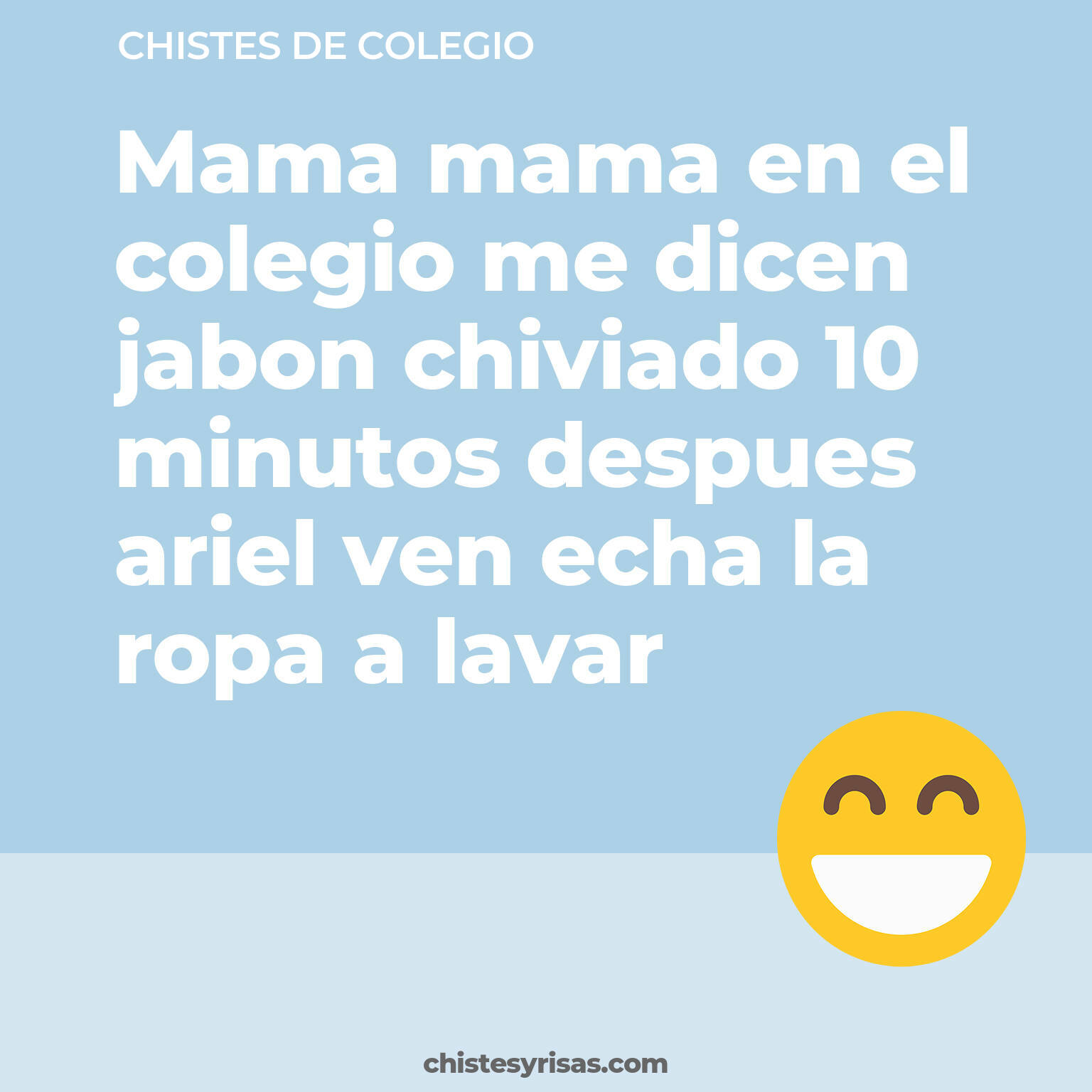 chistes de Colegio cortos