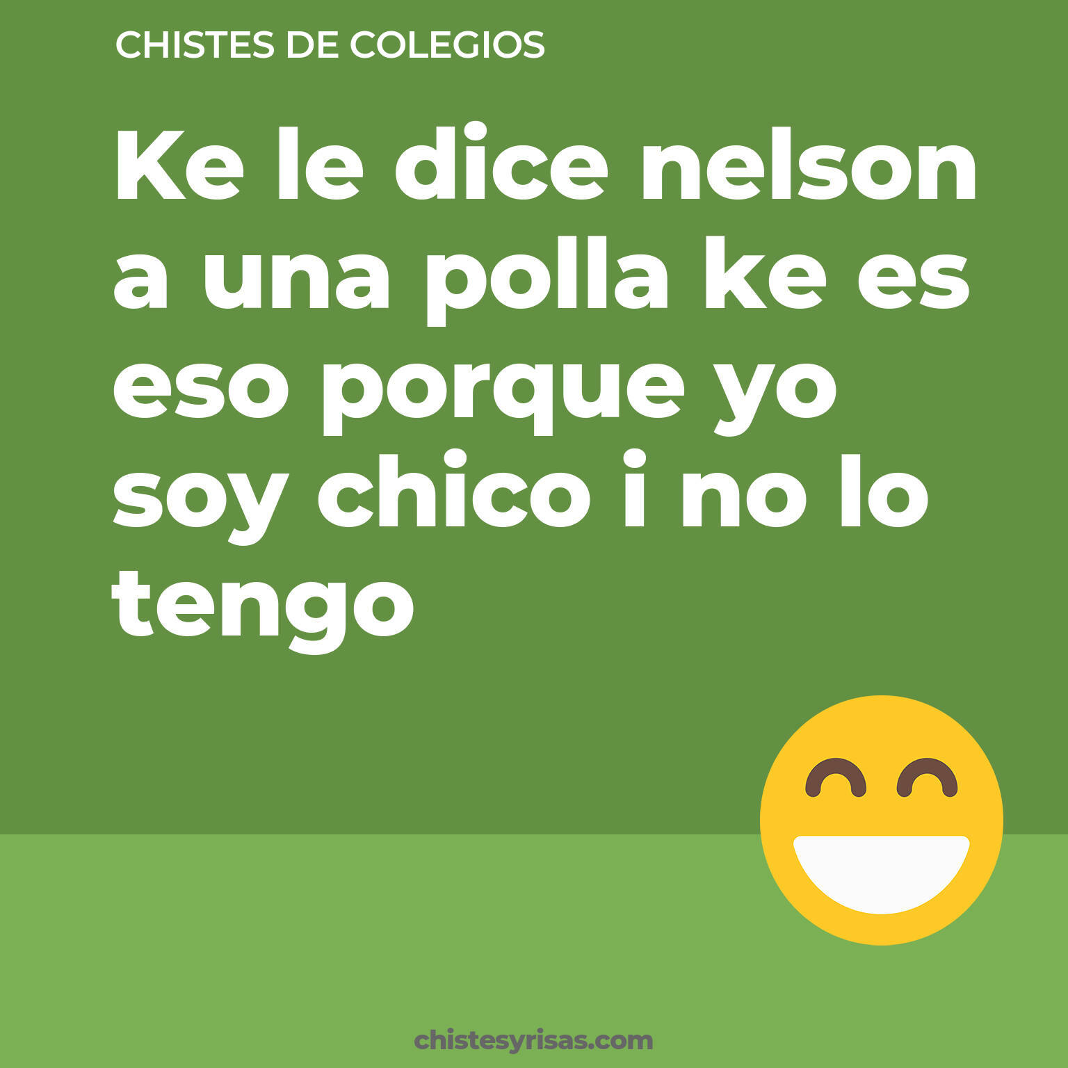 chistes de Colegios buenos