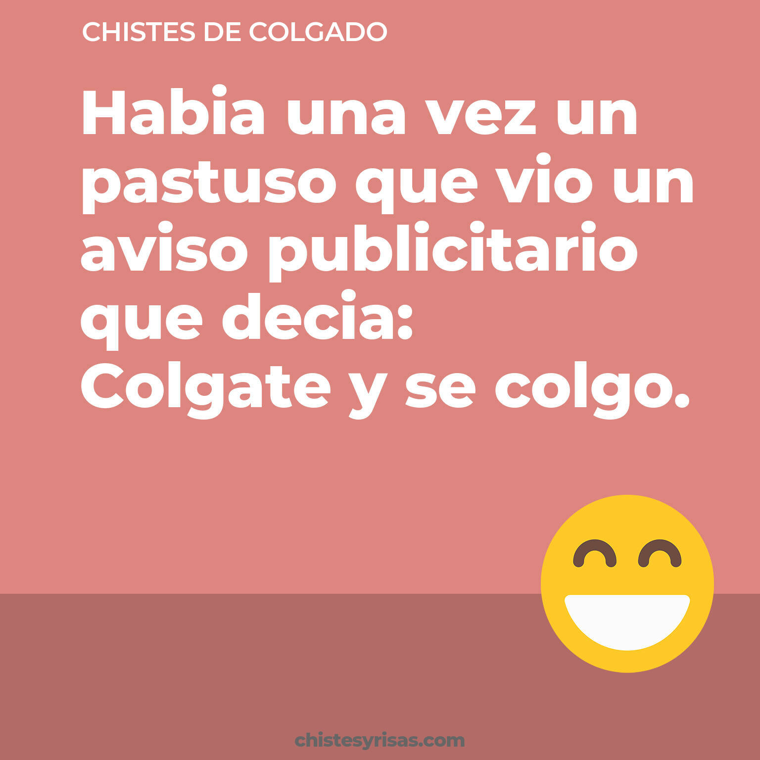 chistes de Colgado cortos