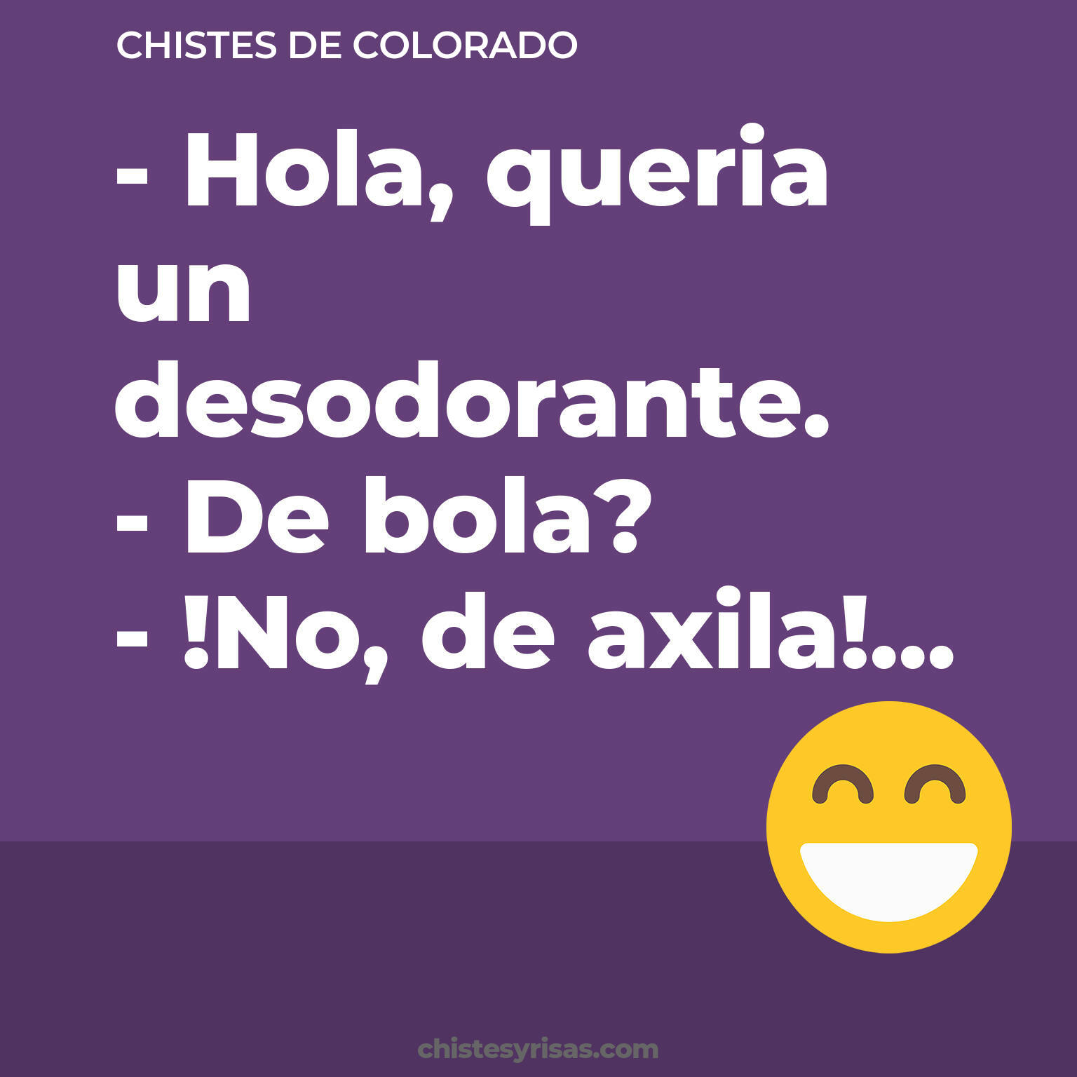 chistes de Colorado buenos