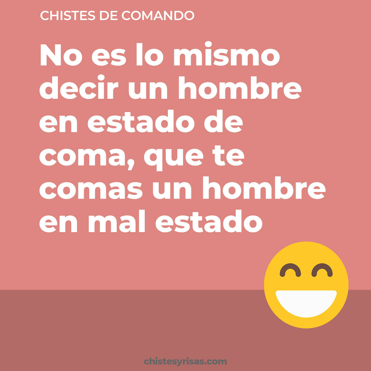 chistes de Comando buenos