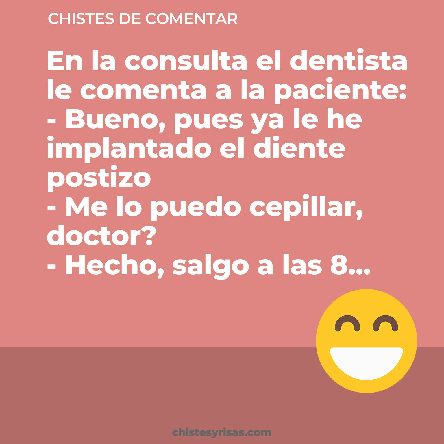 chistes de Comentar cortos