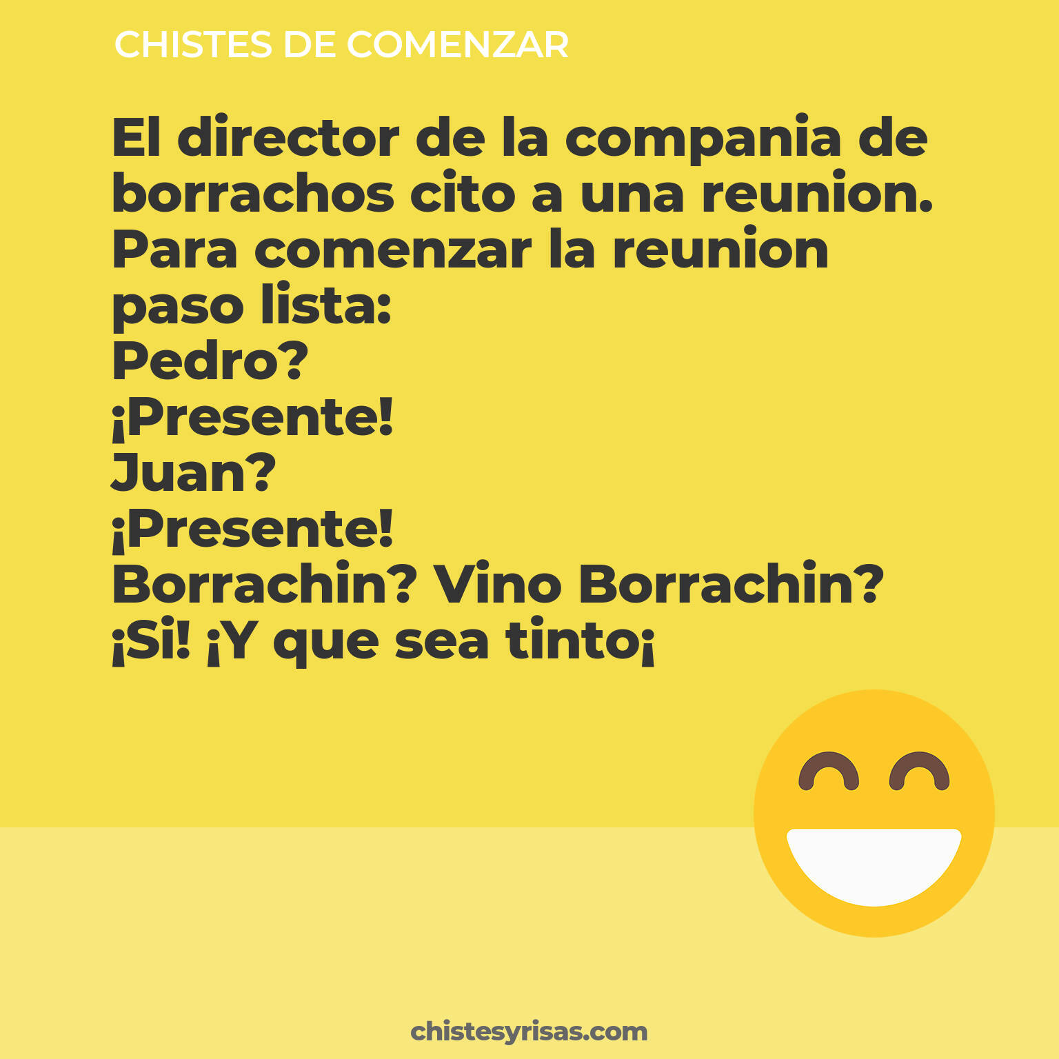chistes de Comenzar buenos foto para reir