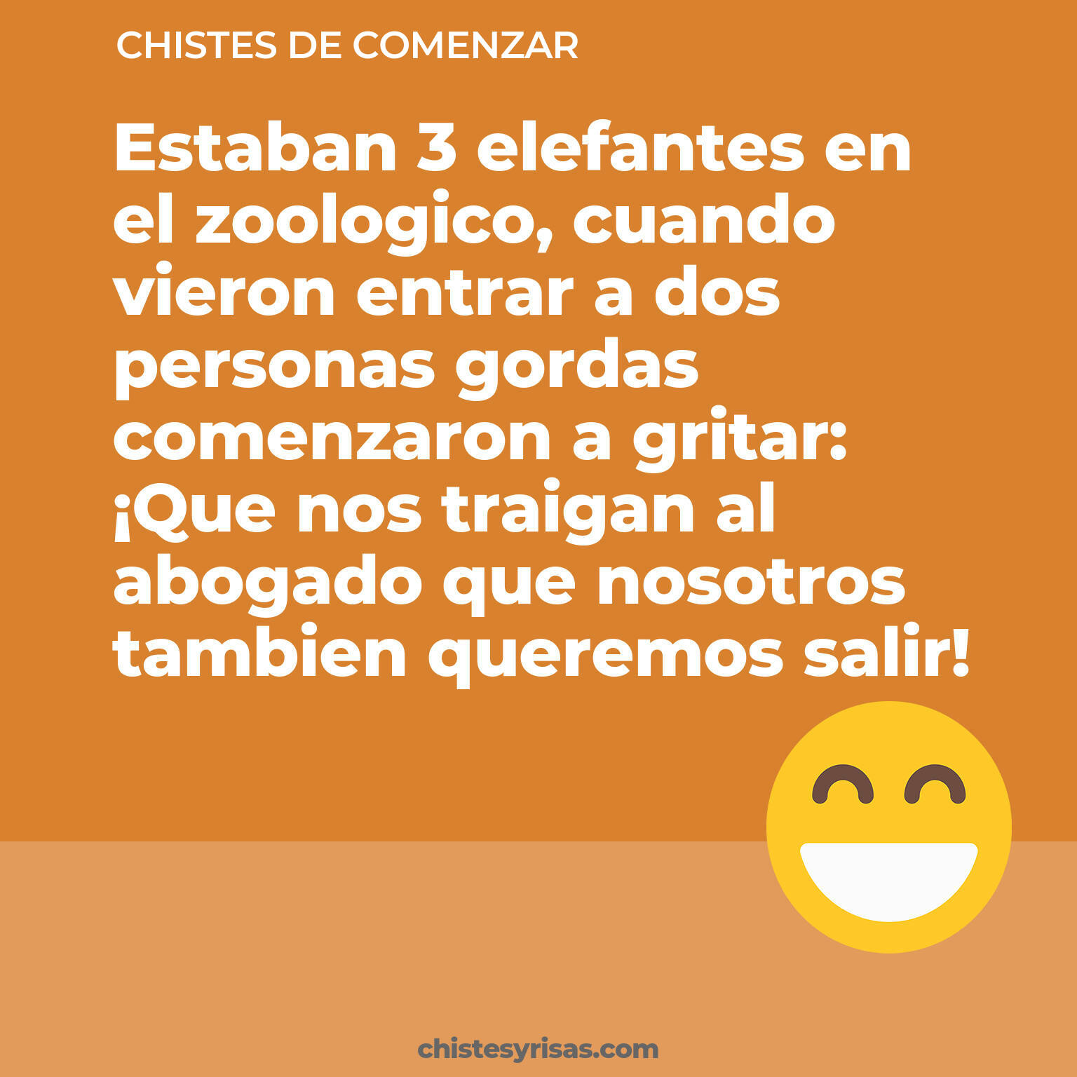 chistes de Comenzar cortos