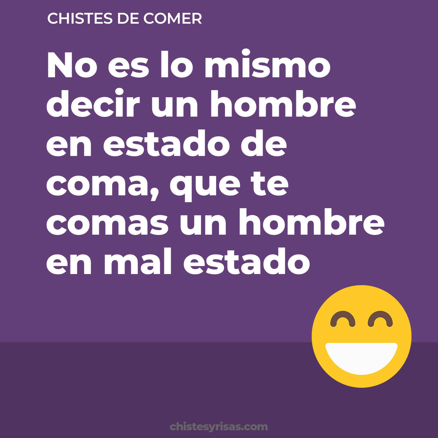 chistes de Comer buenos