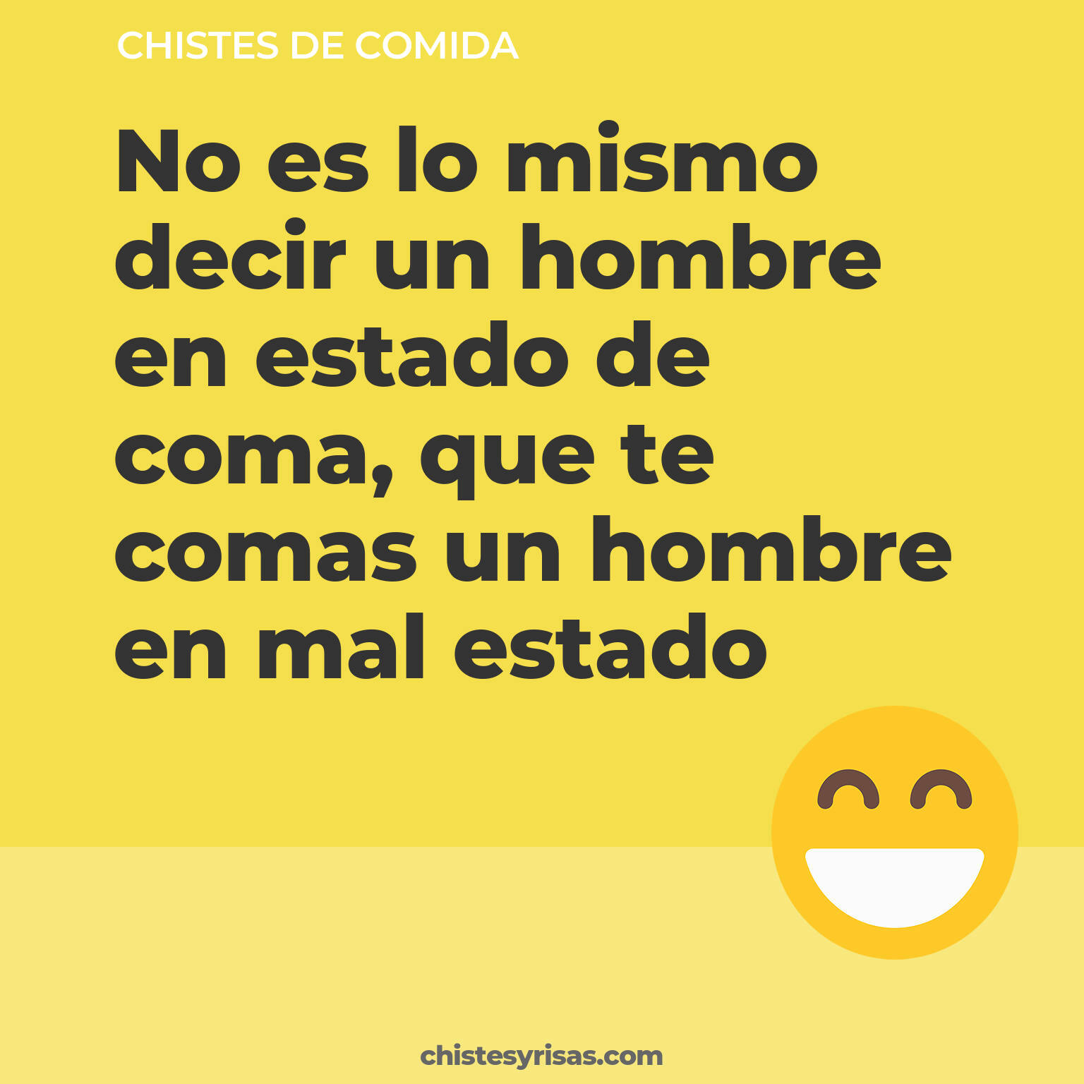 chistes de Comida buenos foto para reir