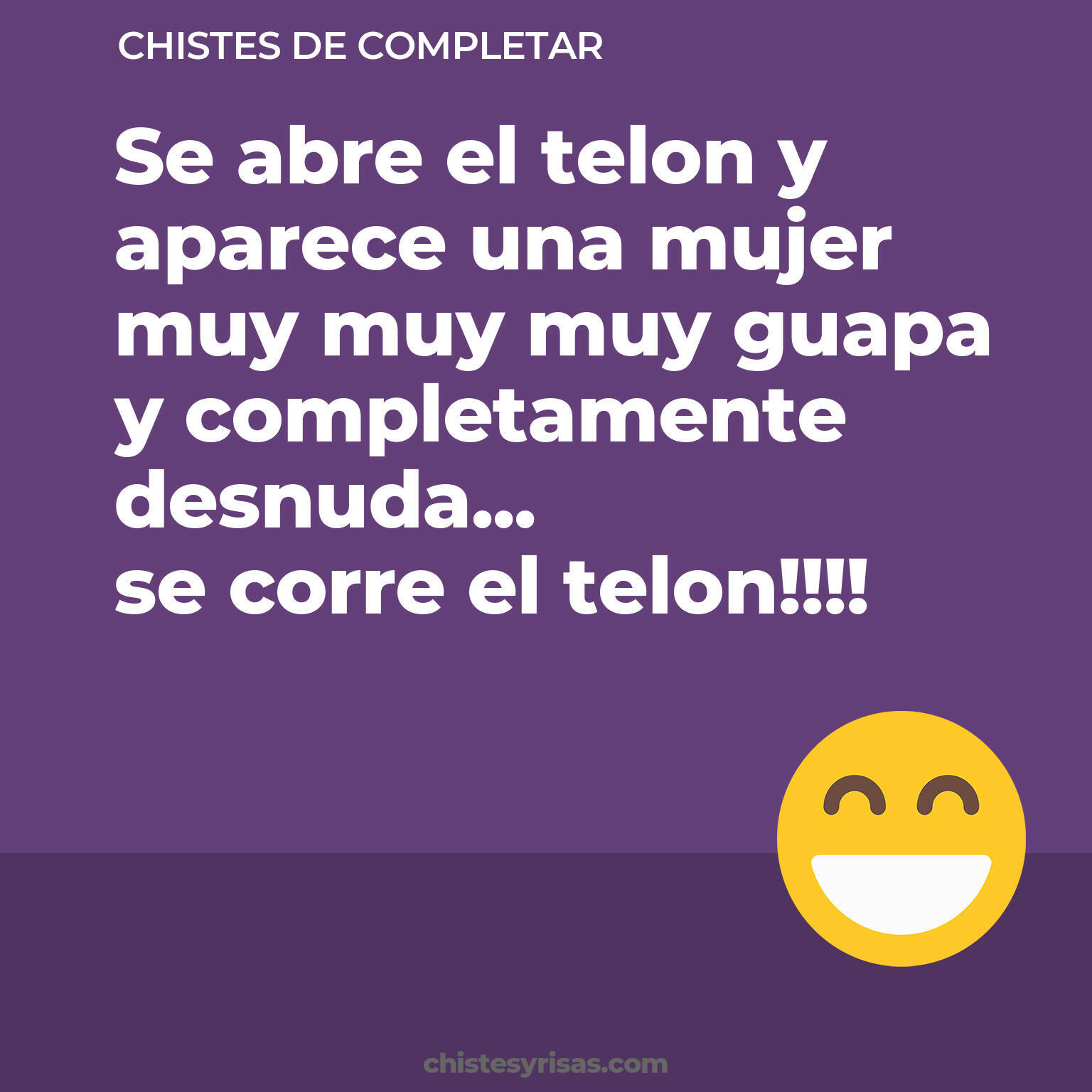 chistes de Completar más graciosos