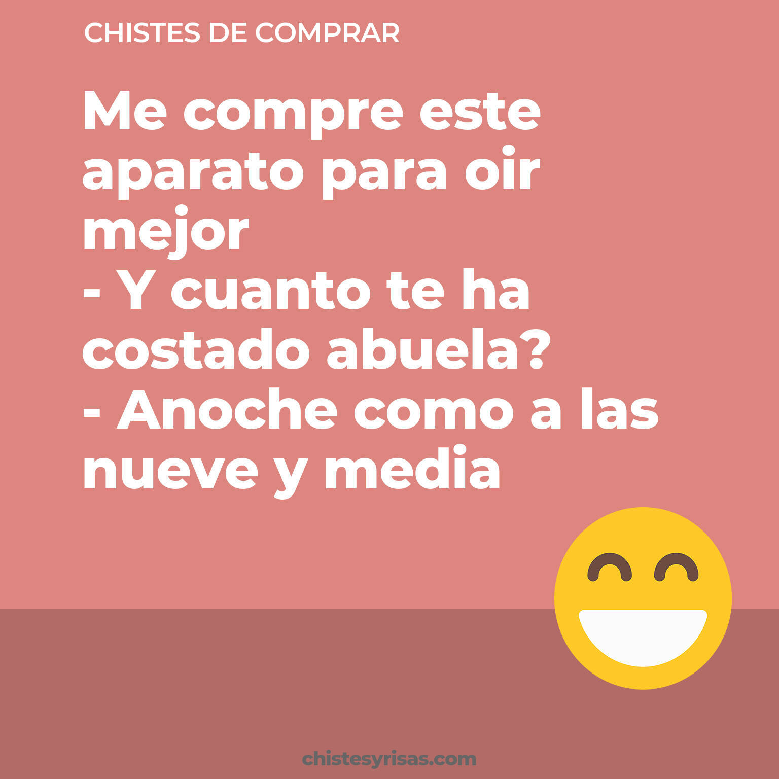 chistes de Comprar cortos