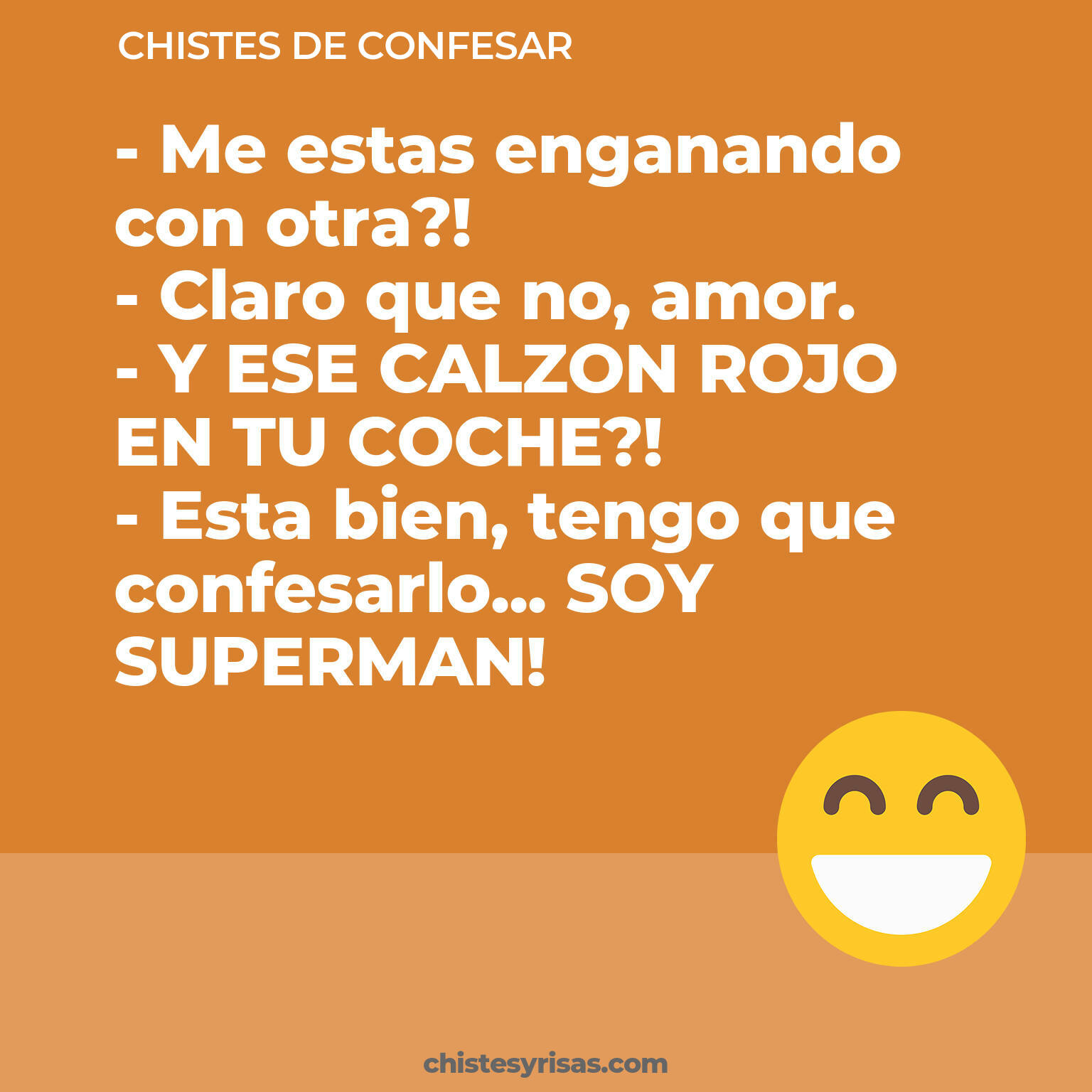 chistes de Confesar más graciosos