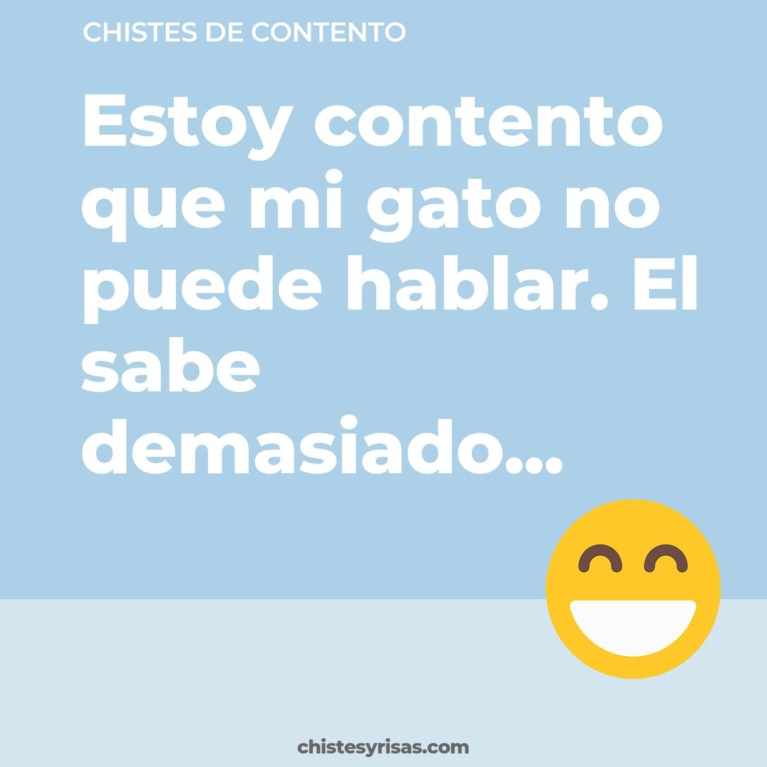 chistes de Contento buenos