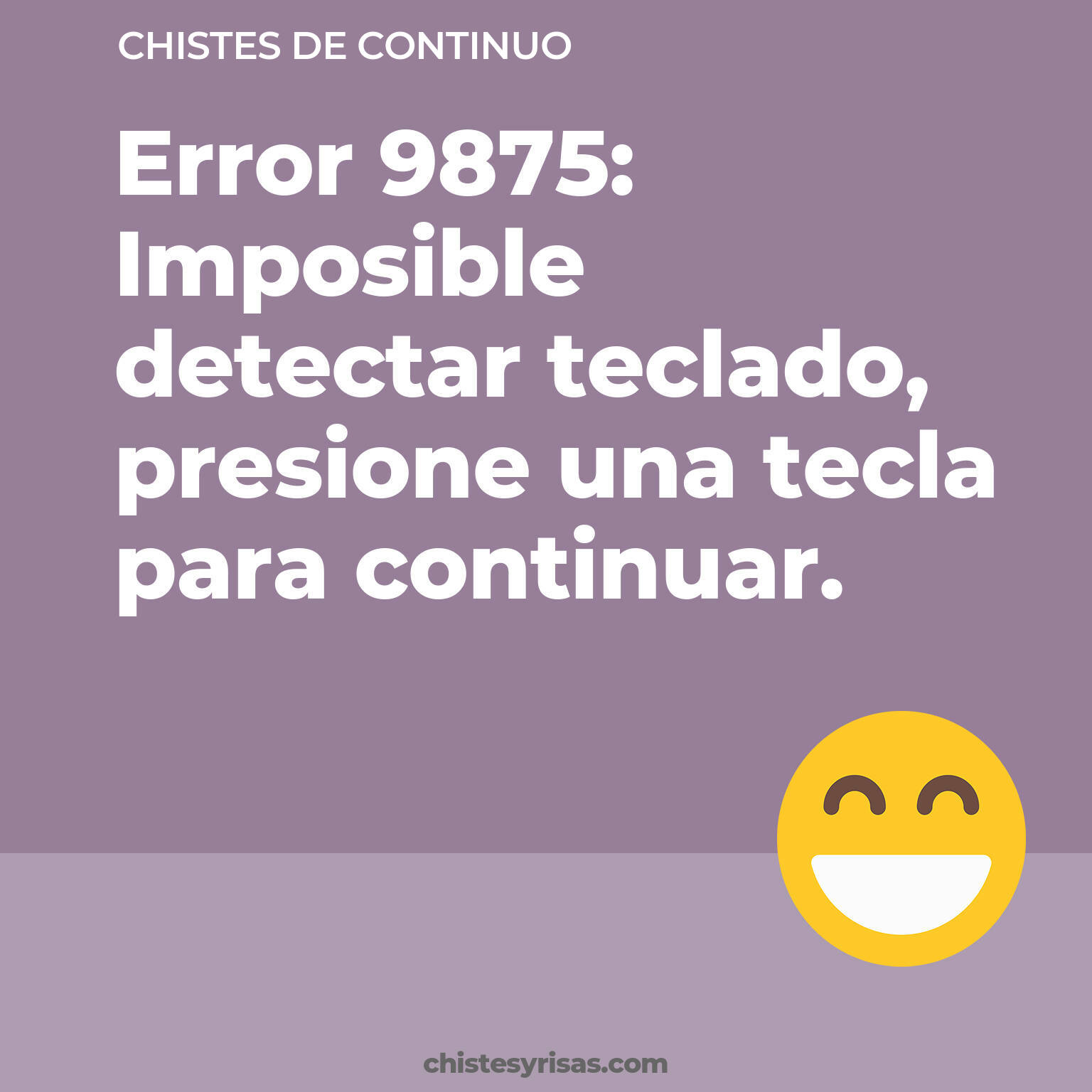 chistes de Continuo buenos foto para reir