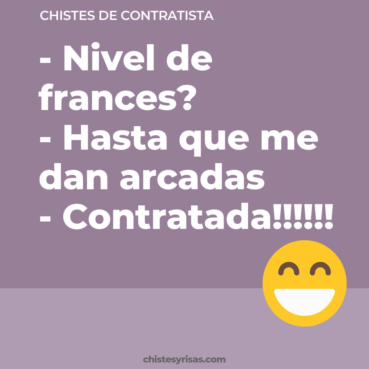 chistes de Contratista buenos